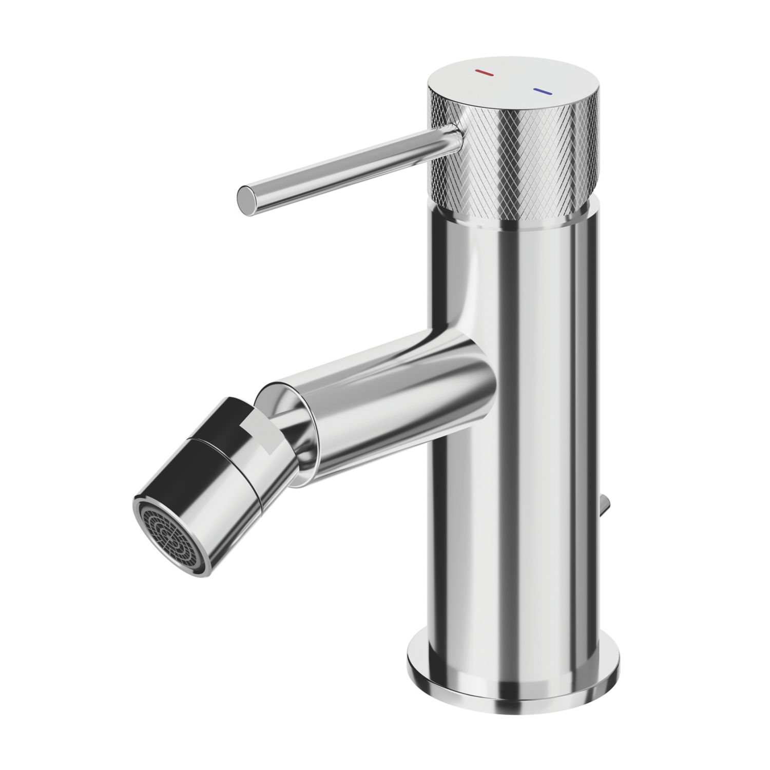 Swirl Melba Chrome 14.3mm Mono Bidet Mixer Tap With Waste (203XX)