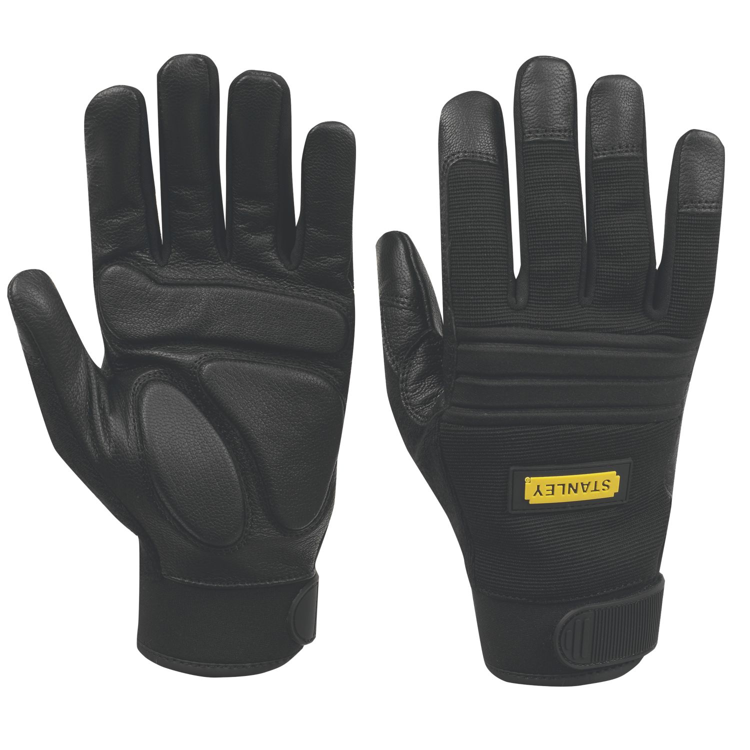 Stanley Vibration Absorbing Performance Gloves Black Large (20418)