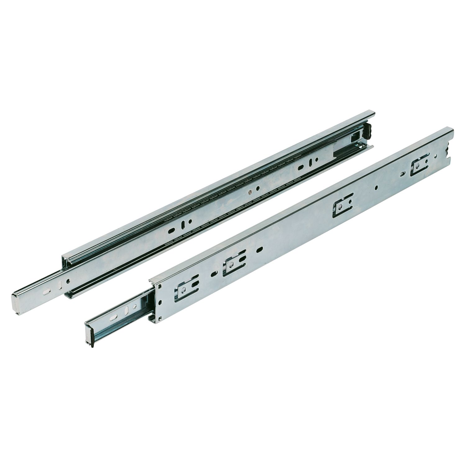 Essentials Zinc-Plated Ball Bearing Drawer Runners 550mm 2 Pack (20420)