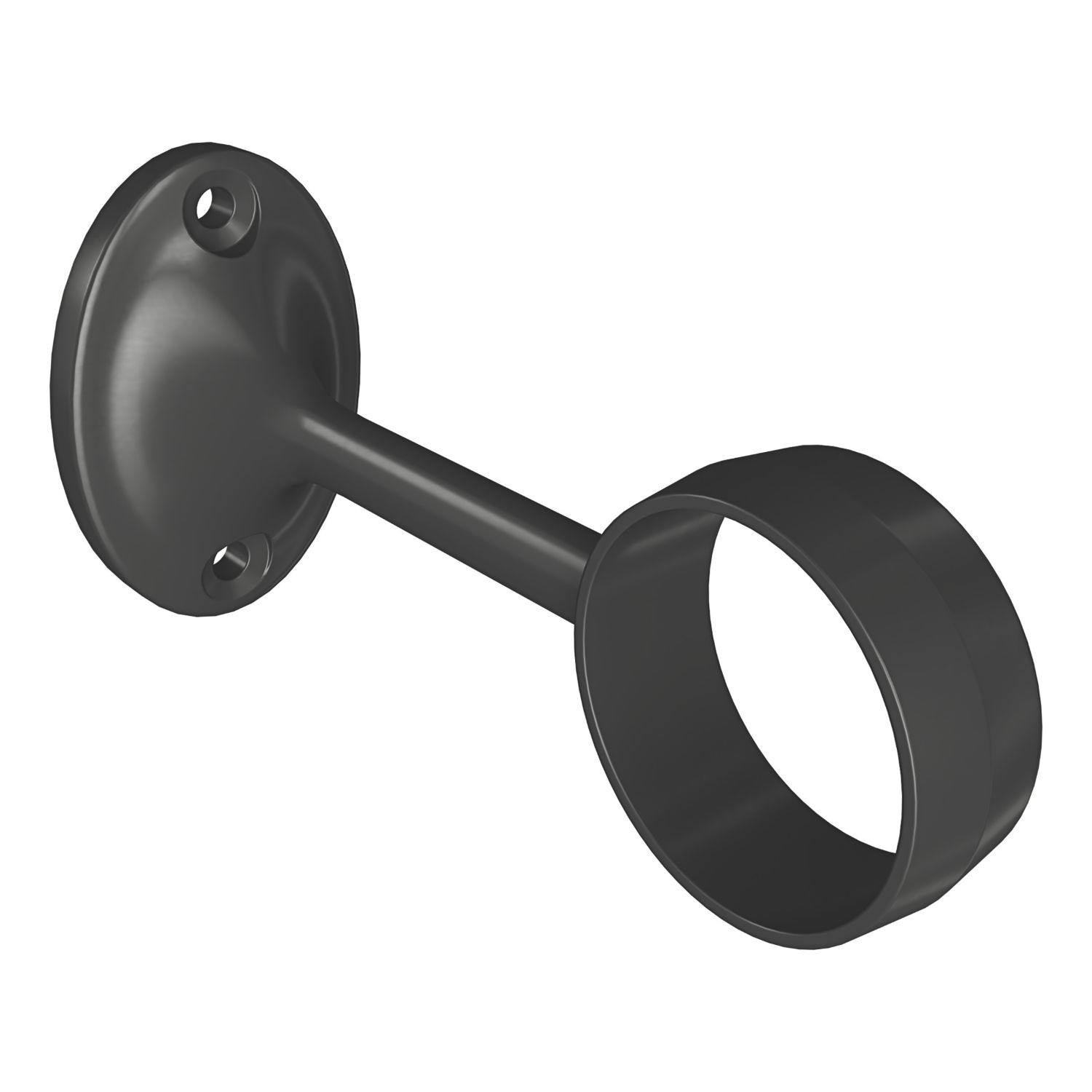 Rothley Centre Bracket Matt Black 25mm (205KH)