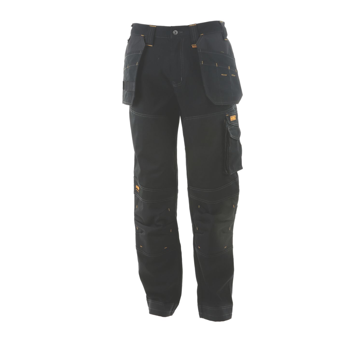 DeWalt Logan Pro-Stretch Work Trousers Black 36" W 31" L (205XR)