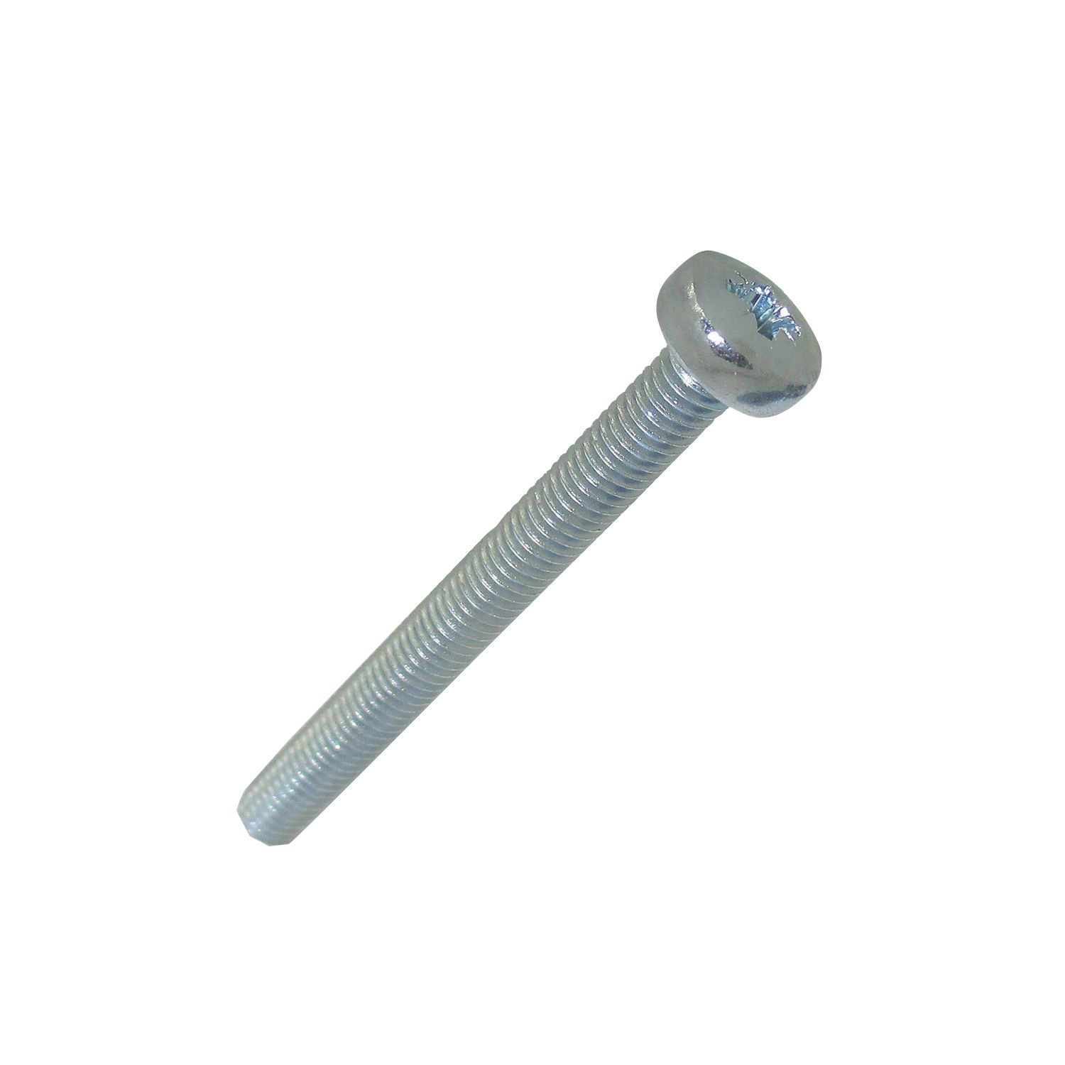 Easyfix Bright Zinc-Plated Pan Machine Screws M5 x 50mm 25 Pack (2067J)