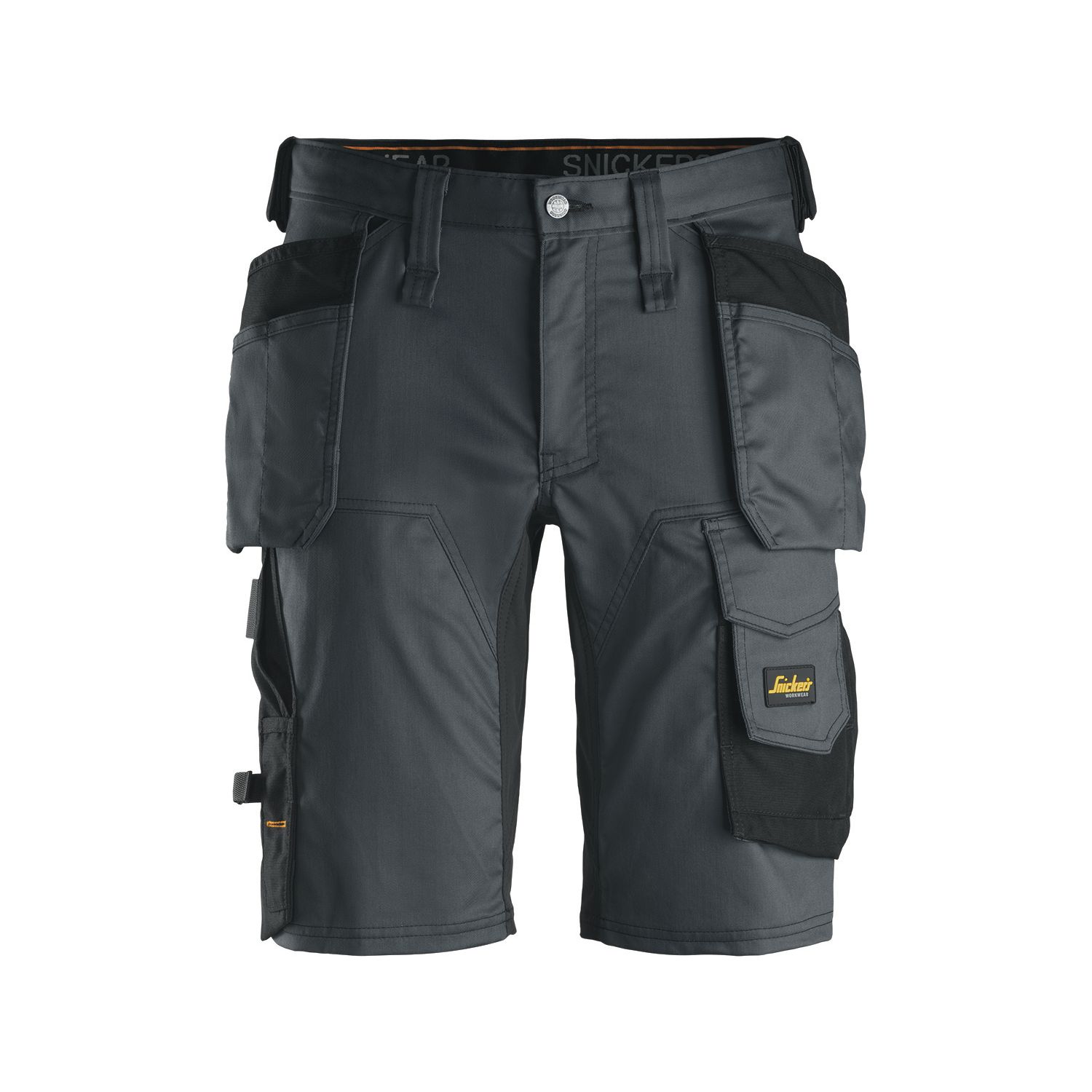 Snickers 6141 Stretch Work Shorts Grey / Black 35" W (208RF)