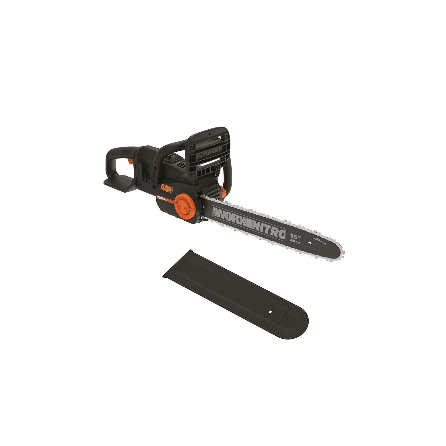 Worx WG385E.9 40V Lithium PowerShare / Pro Brushless Cordless 40cm Chainsaw - Bare (209HA)