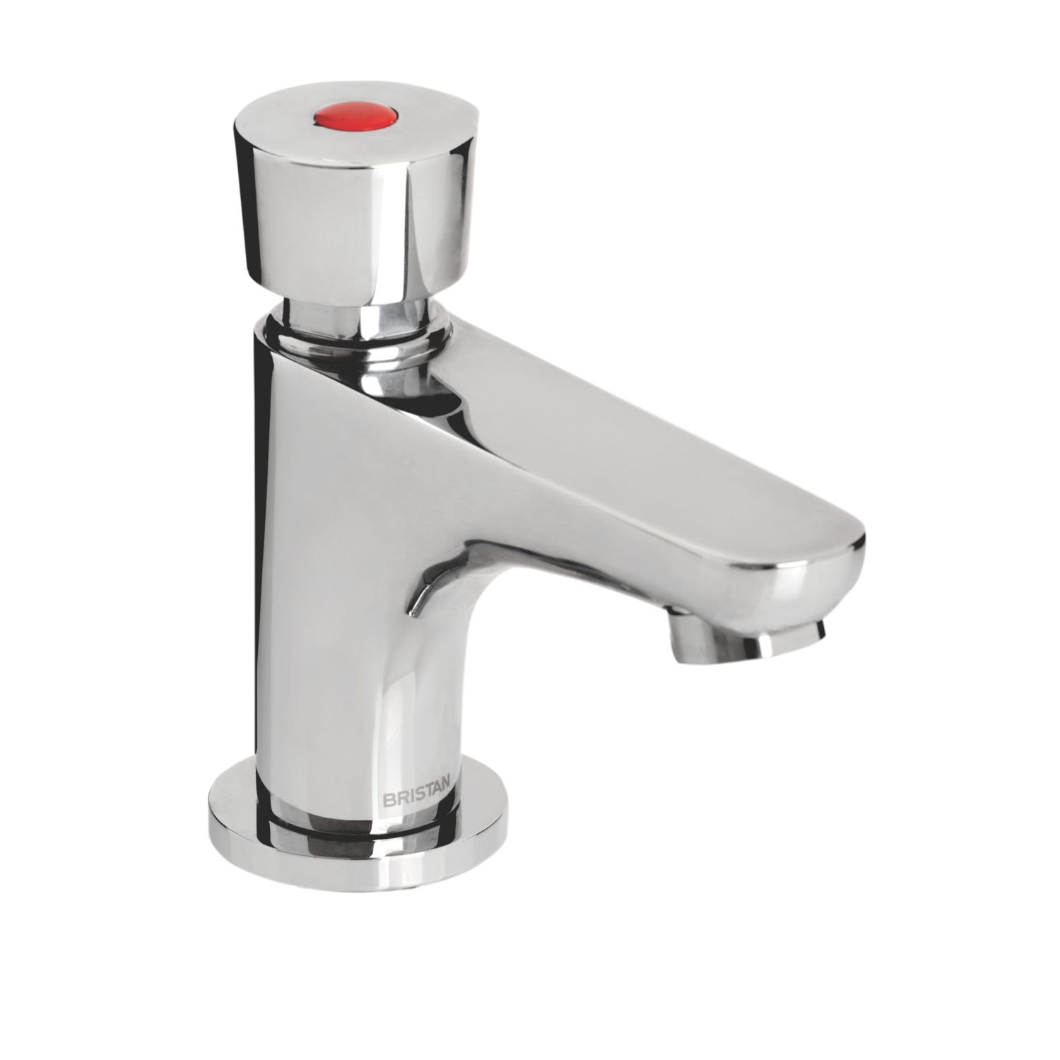 Bristan Z2 DUS 1/2 C Chrome 128mm Self-Closing Mono Basin Pillar Tap (209JE)