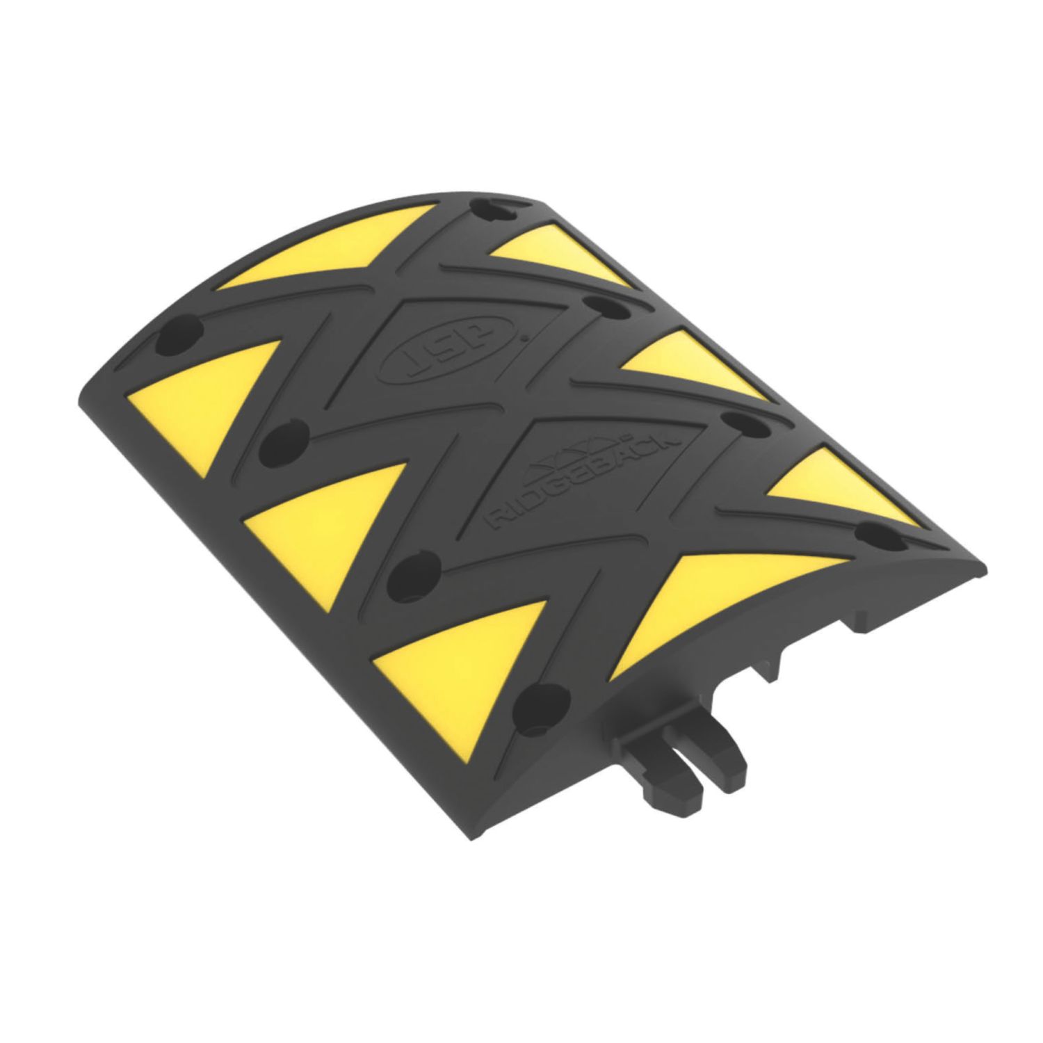 JSP 5mph Speed Bumps Black / Yellow 75mm 2 Pack (211YL)