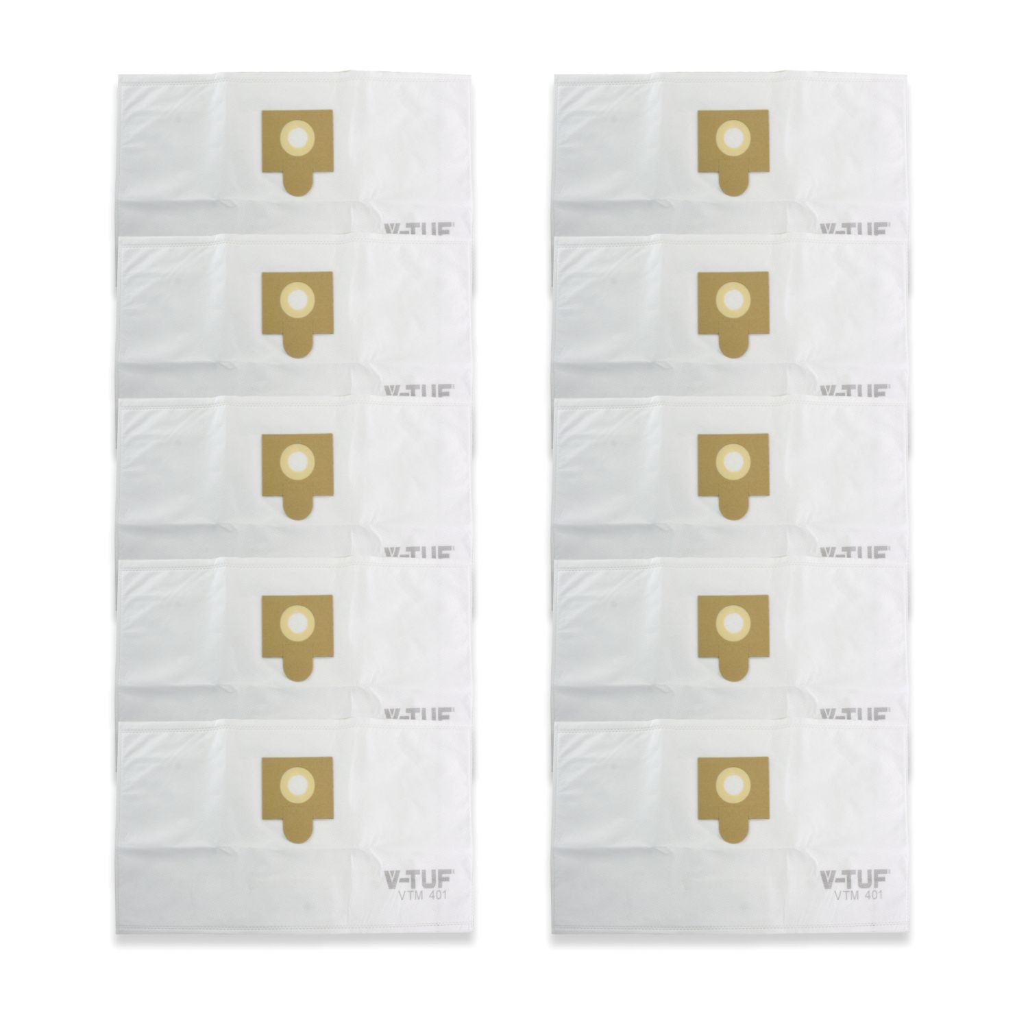 V-Tuf STACKVAC 20Ltr Dust Bags 10 Pack (214FN)