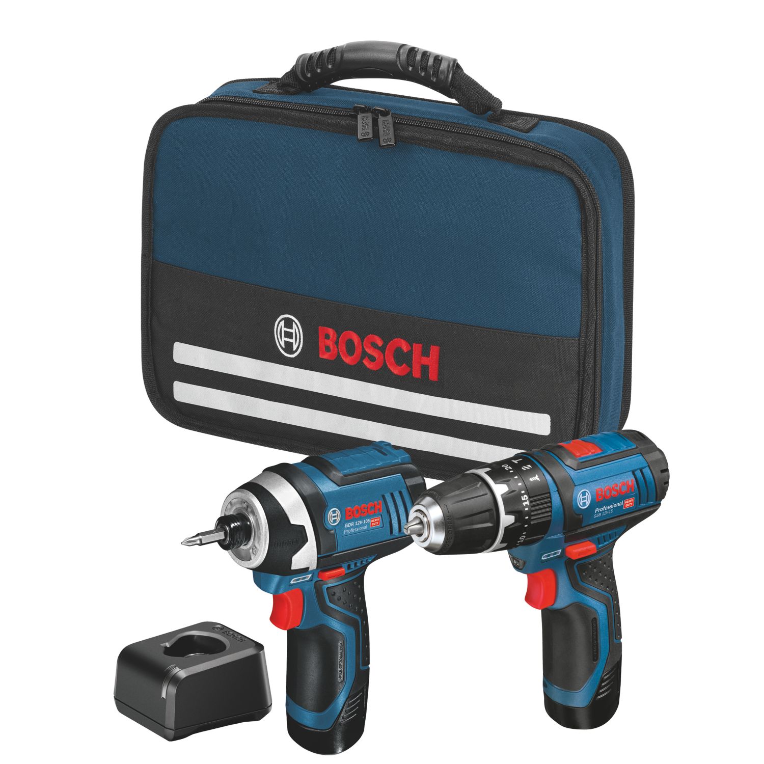 Bosch GSB / GDR 12 12V 2 x 2.0Ah Lithium Coolpack Cordless Twin Pack (214PG)