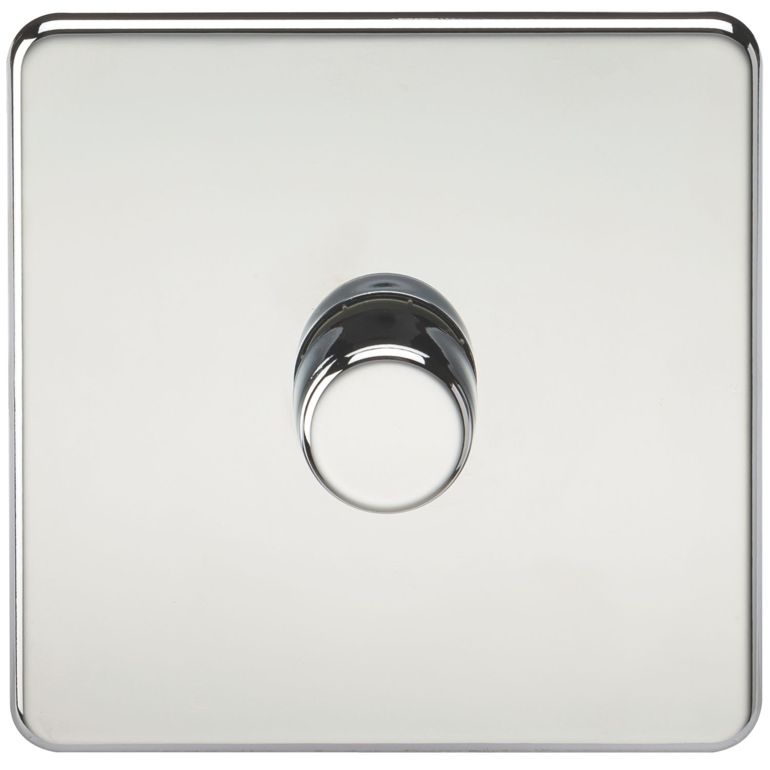 Knightsbridge 1-Gang 2-Way LED Intelligent Dimmer Switch Polished Chrome (214PX)