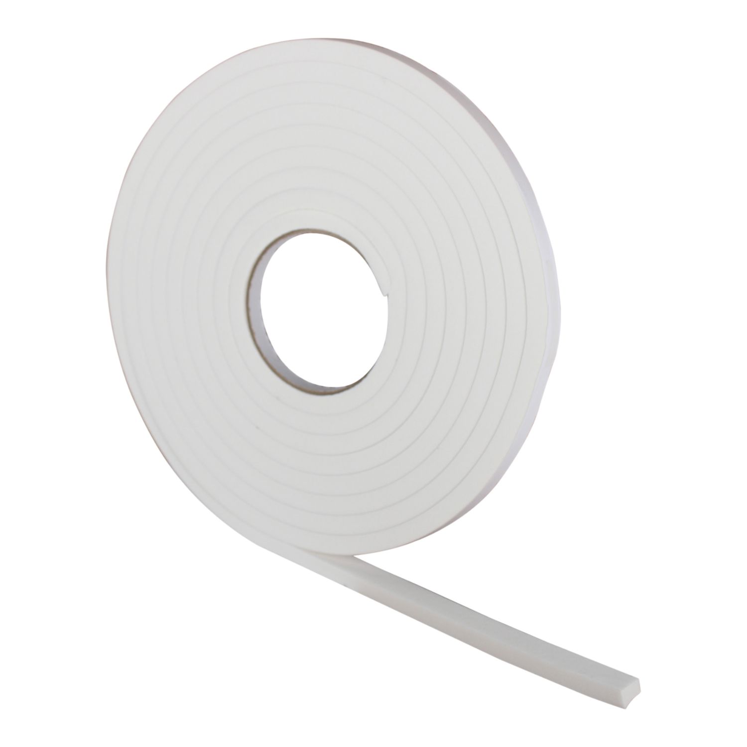 Essentials S2-W10 PVC Foam Draught Seal White 10m (214YU)