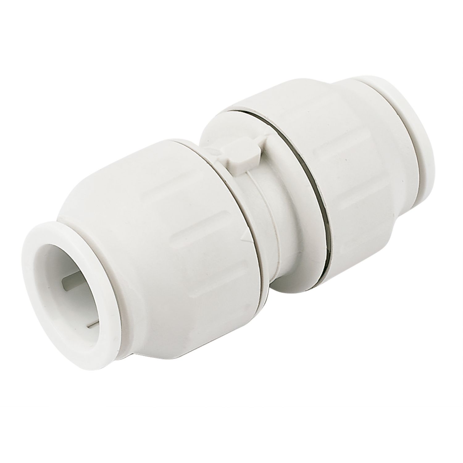 JG Speedfit Plastic Push-Fit Equal Coupler 10mm (21527)