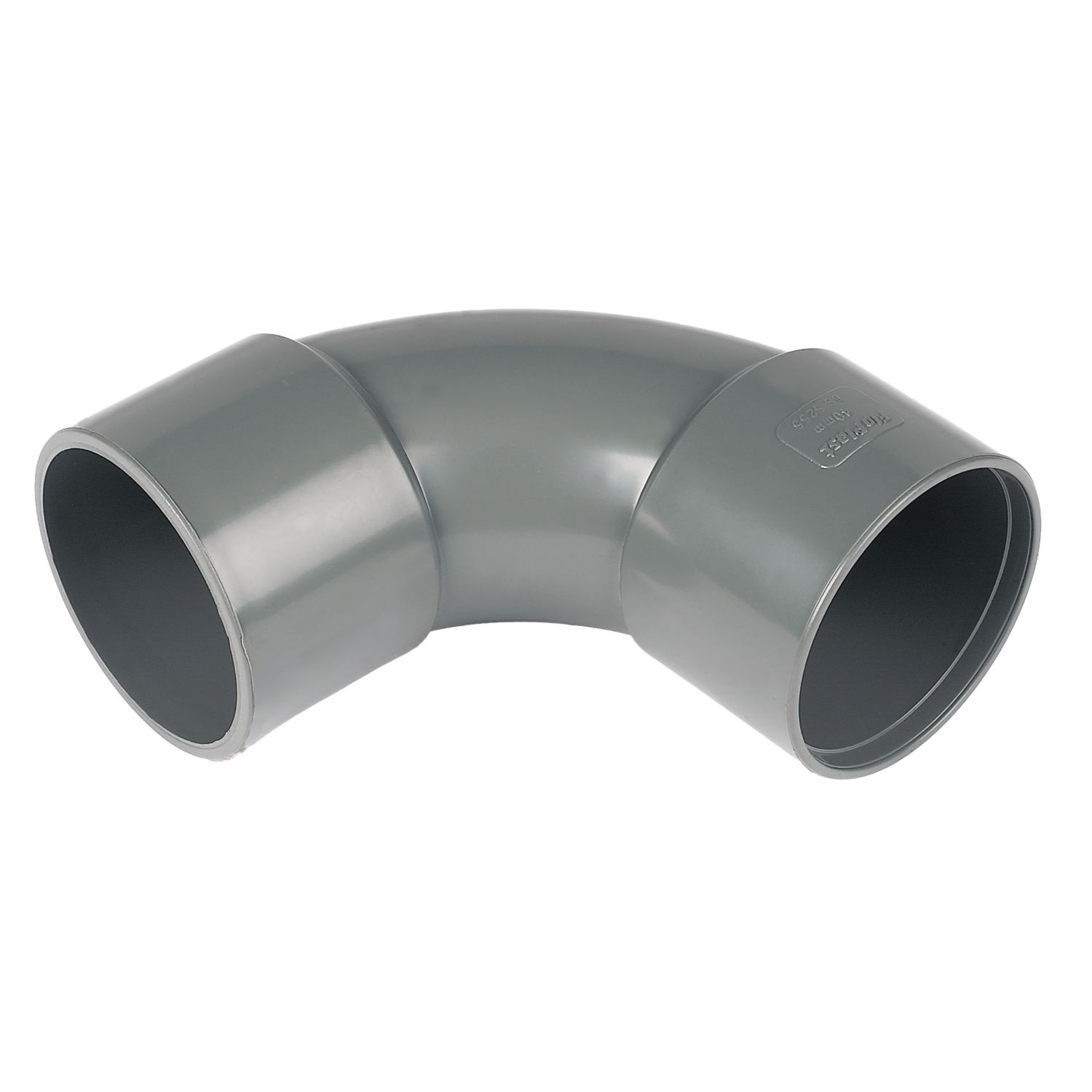 FloPlast Bends 92.5° Grey 40mm 5 Pack (21533)