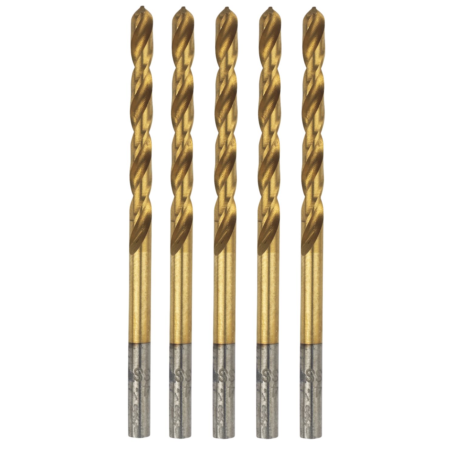 Erbauer Straight Shank Metal Drill Bits 1mm x 34mm 5 Pack (21671)