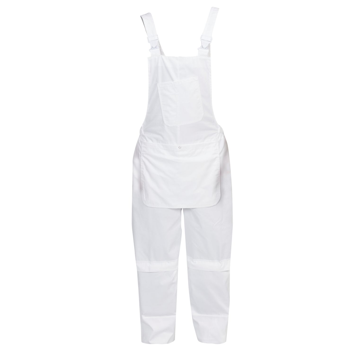 Bib & Brace Overalls White X Large 45" W 31" L (216FH)