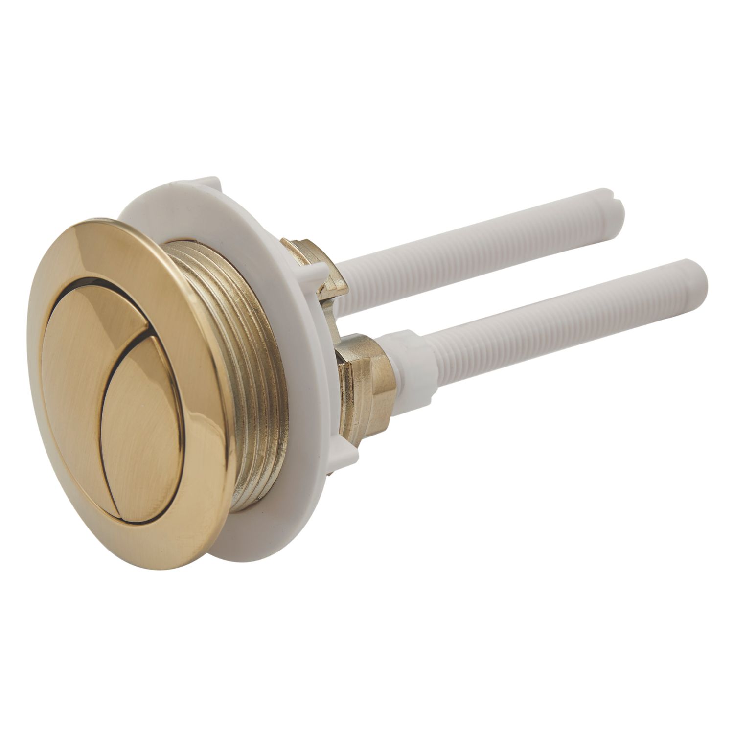 Highlife Bathrooms Dual-Flush Close Couple Cistern Flushing Button Brushed Brass (217RW)