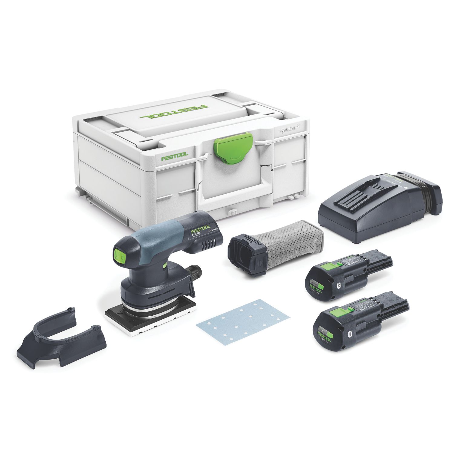 Festool RTSC 400 3.0 I-Plus 18V 2 x 3Ah Li-Ion Bluetooth Brushless Cordless Sheet Sander (218HM)