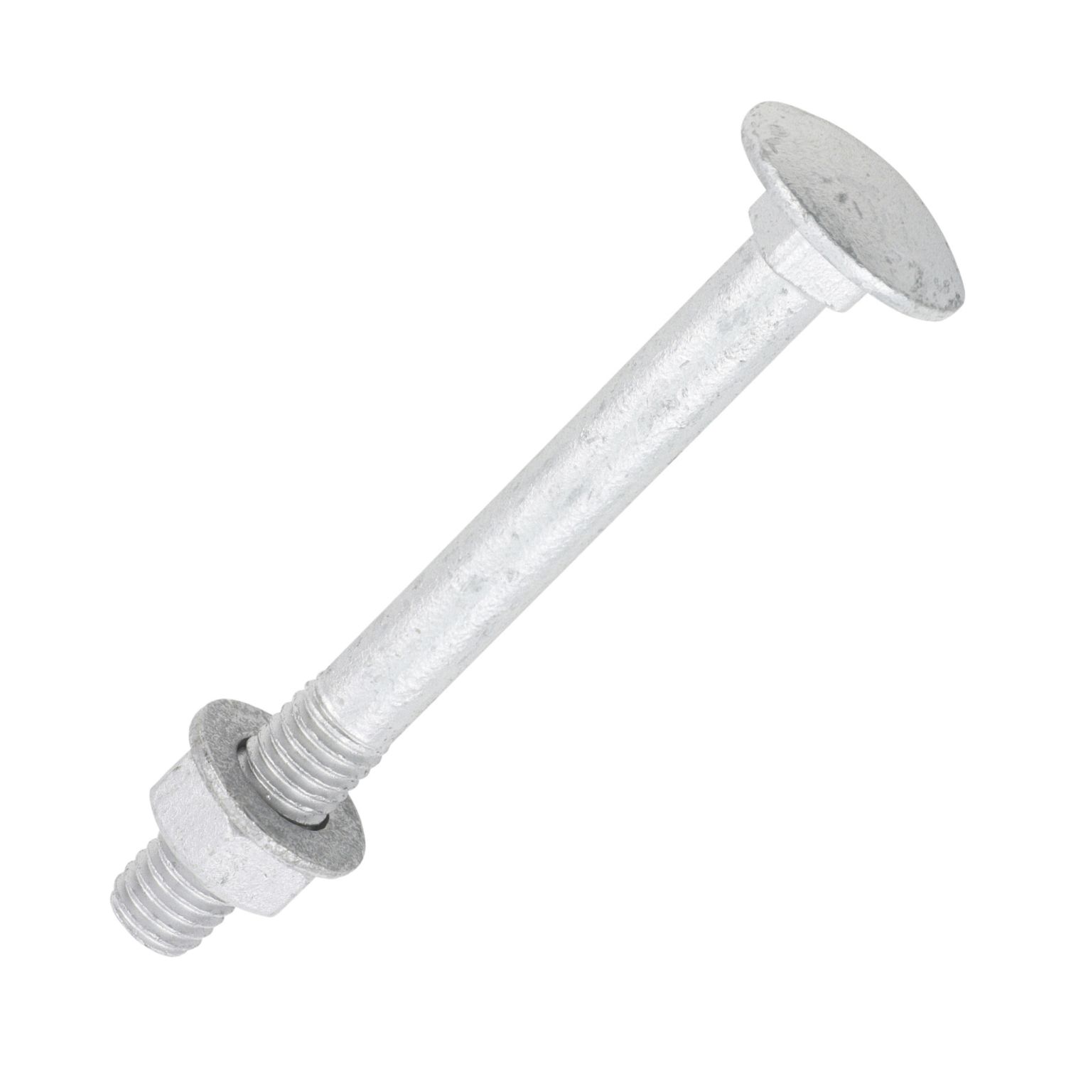 Timco Exterior Coach Bolts Carbon Steel Organic Silver Coating M8 x 75mm 10 Pack (218KG)