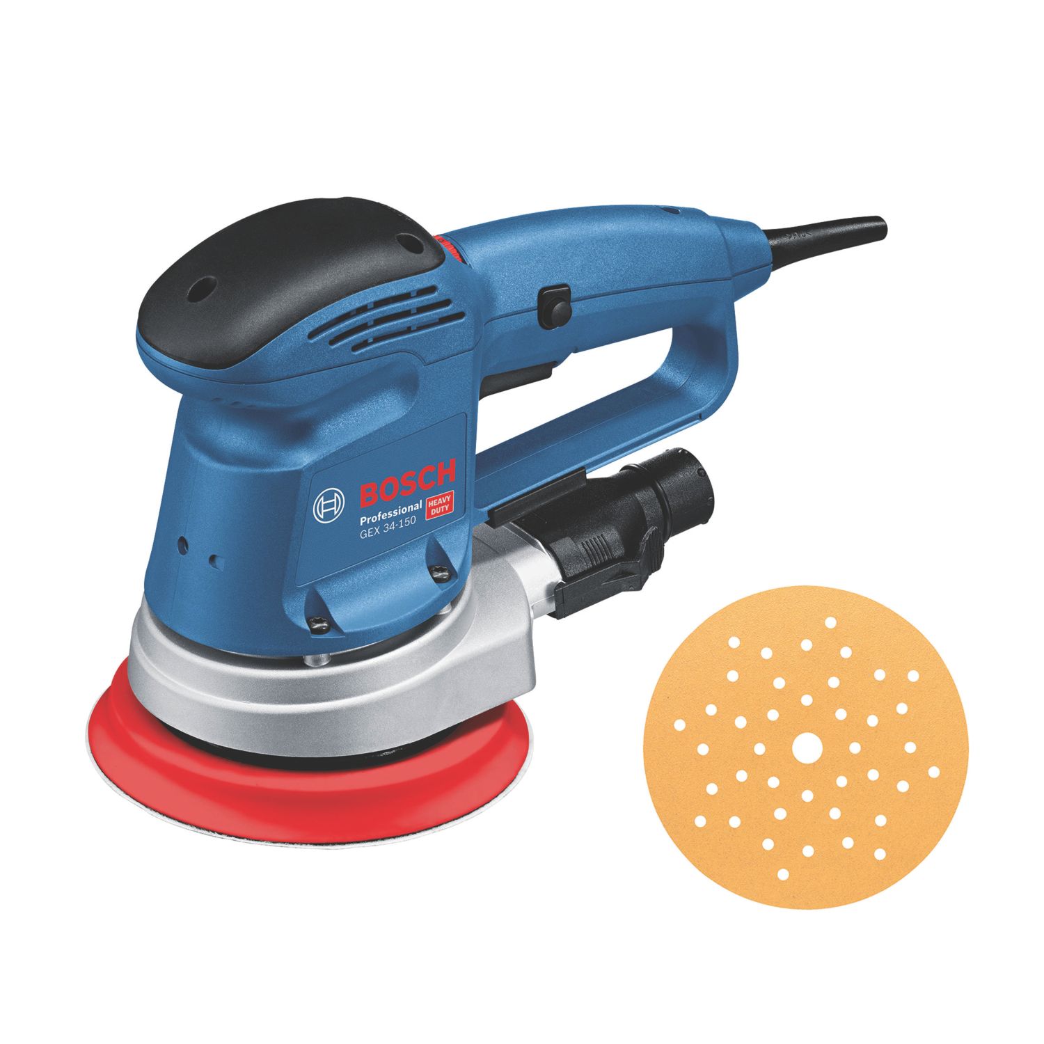 Bosch GEX 34-150 150mm Electric Random Orbit Sander 230V (218YW)