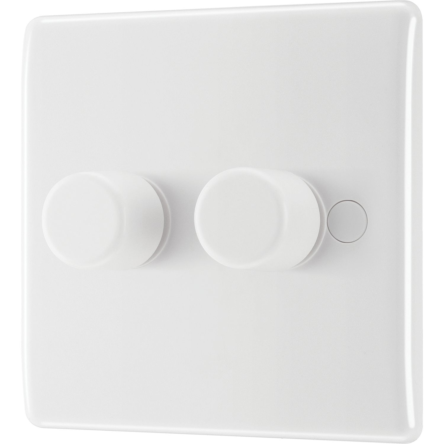 British General 800 Series 2-Gang 2-Way LED Dimmer Switch White (219CH)