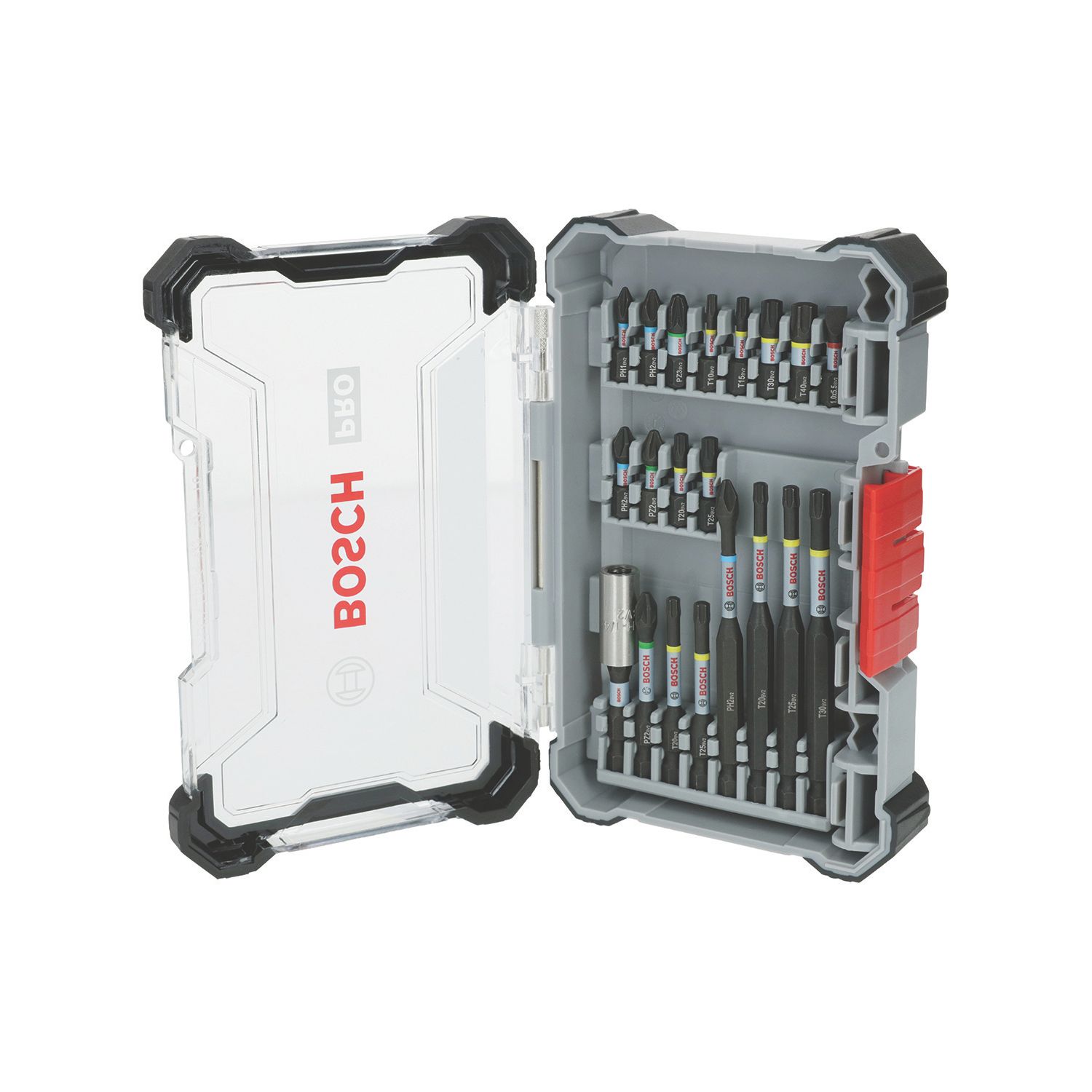 Bosch Pro 1/4" Hex Shank Mixed Impact Screwdriver Bit Set 20 Pieces (219EH)