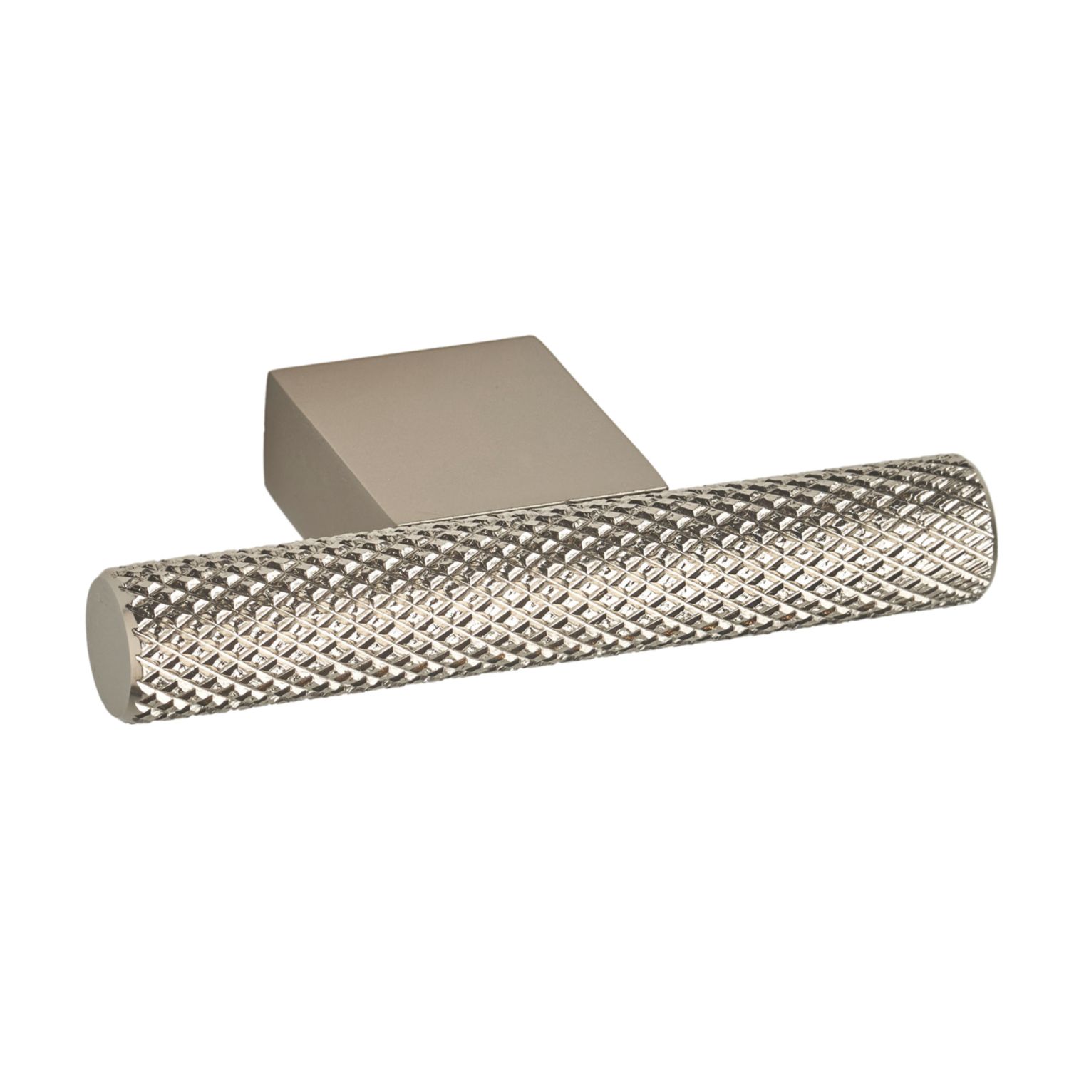 Elite Knobs & Handles Kensington Knurled T-Knob Brushed Nickel 60mm (219KK)