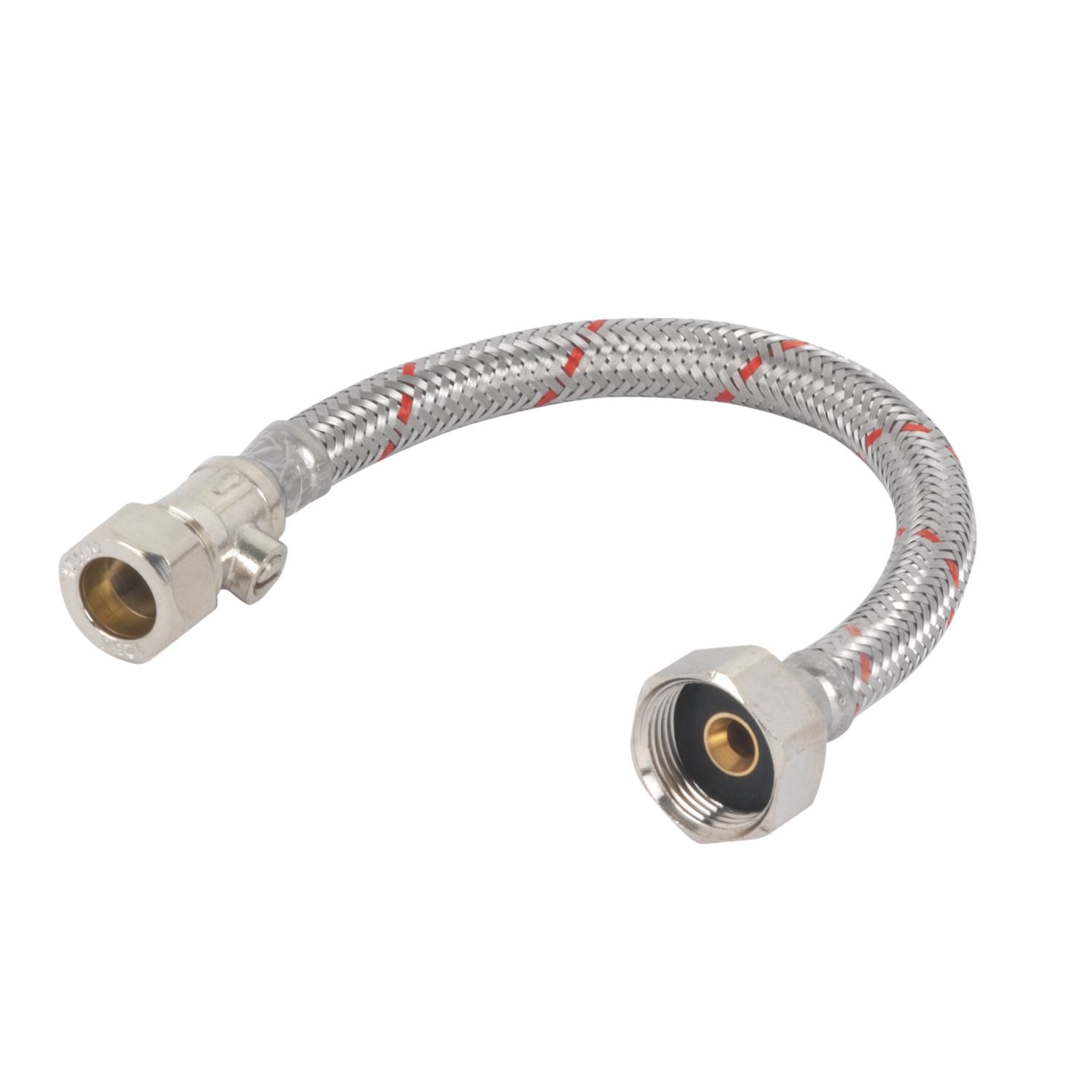 Essentials Flexible Tap Connector 15mm x 3/4" x 300mm (22170)