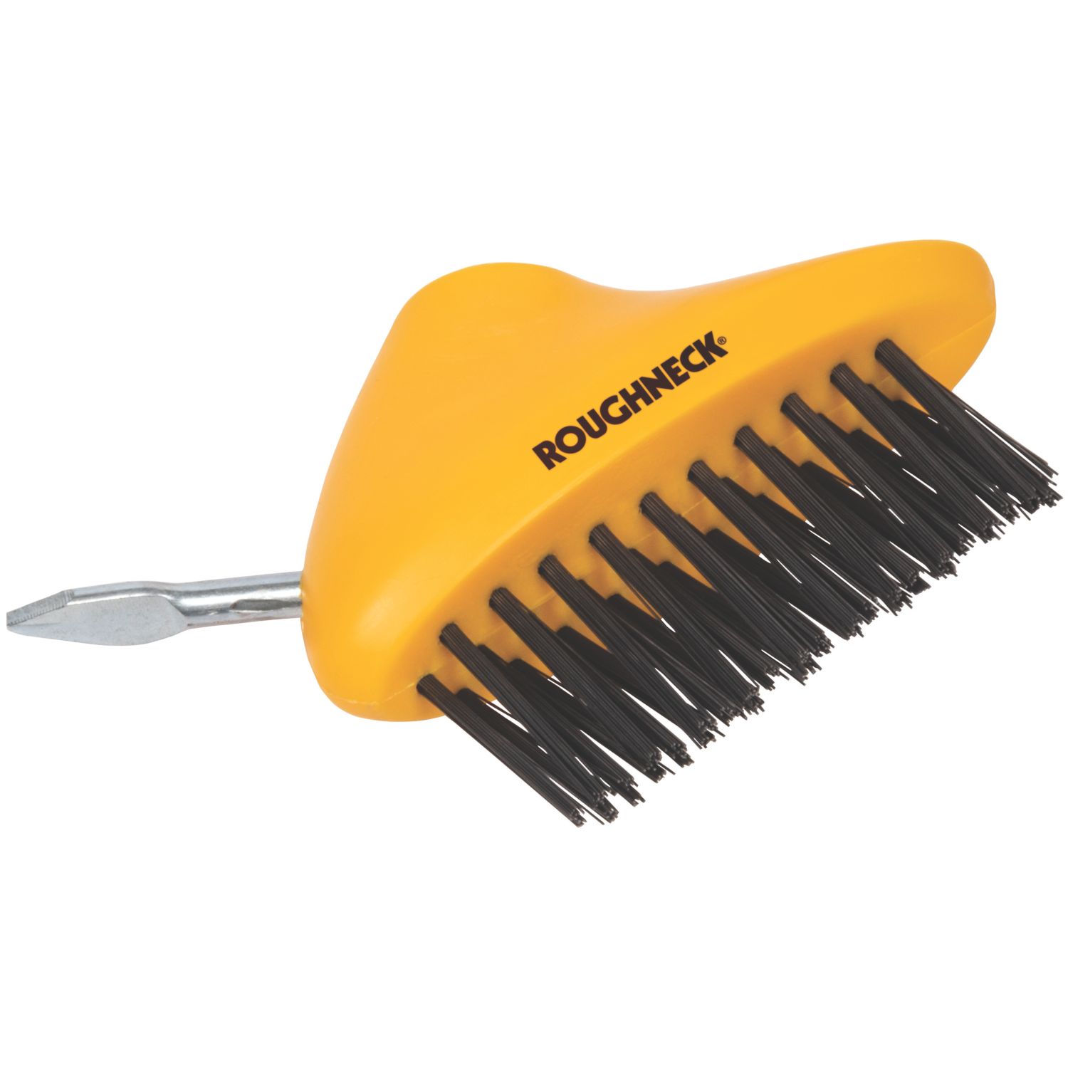 Roughneck Plastic Deck Wire Brush 4" (221JF)