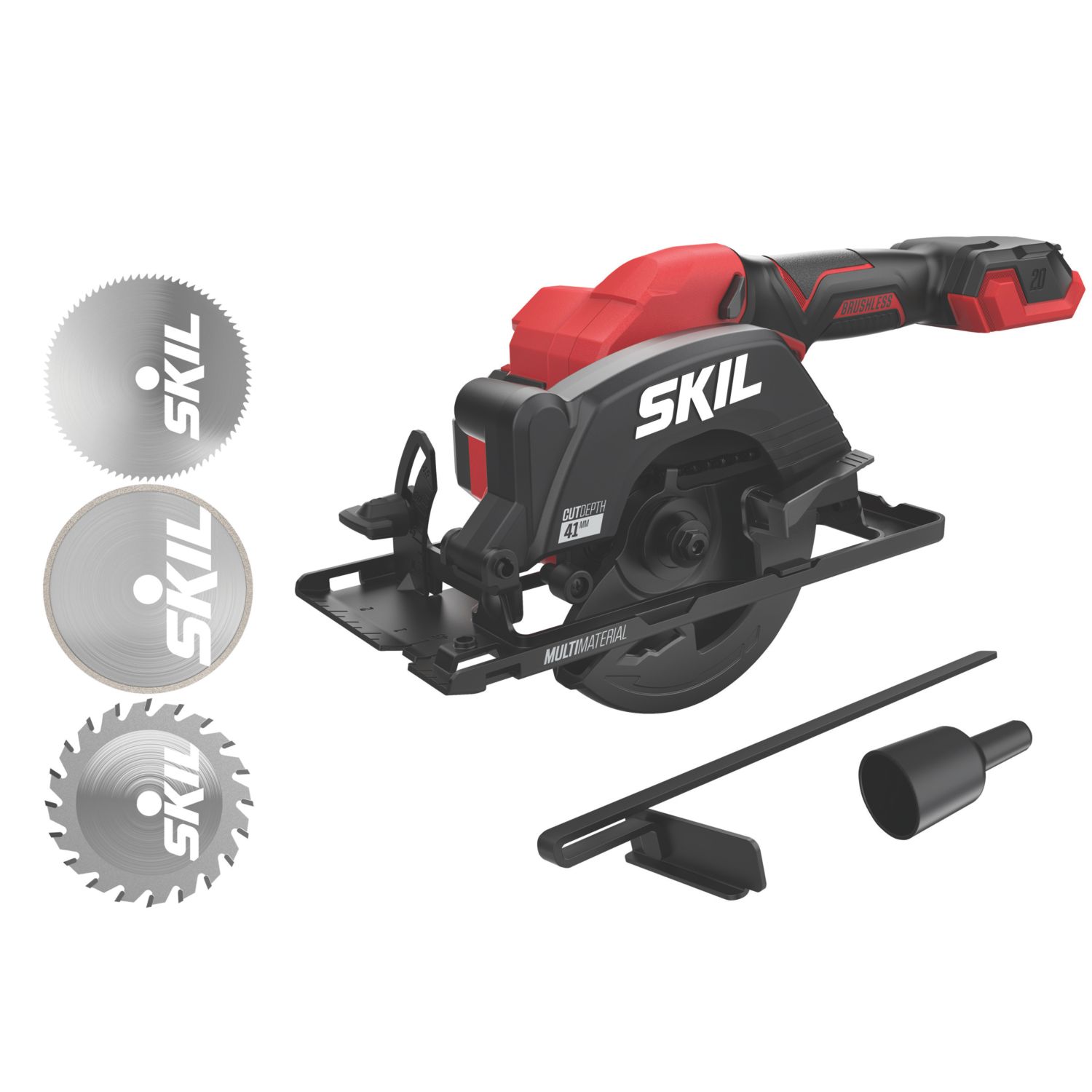 Skil SW1E3540CA 120mm 20V Li-Ion PWRCORE 20 Brushless Cordless Compact Multi-Material Saw - Bare (221KG)