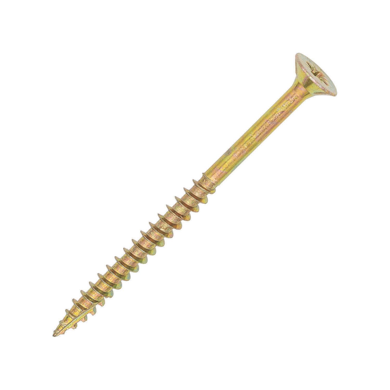 Rawlplug R-QCP PZ Countersunk Self Drilling Woodscrews 5mm x 70mm 200 Pack (221PU)