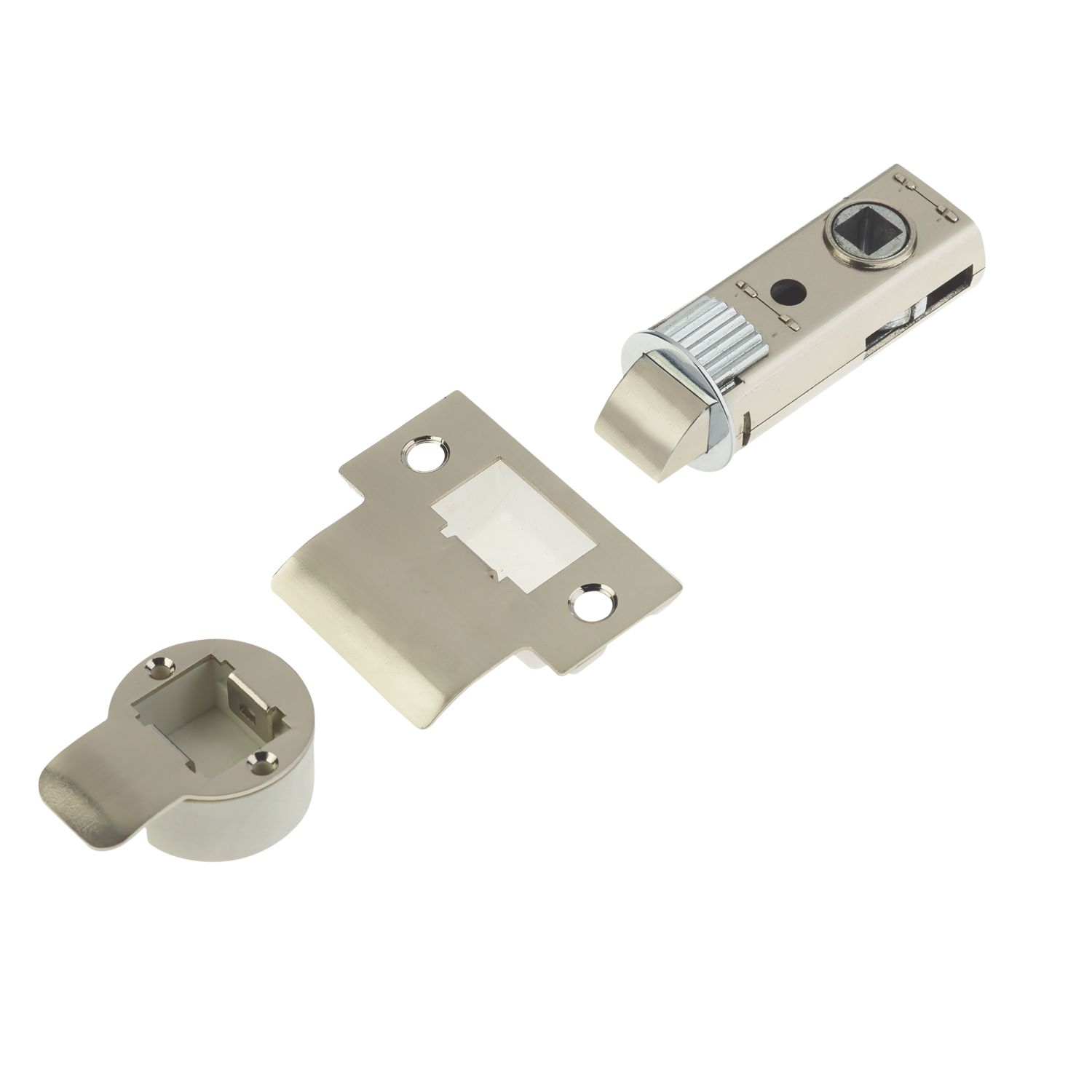 Union Satin Nickel-Plated Tubular Mortice Latch 60mm Case - 44mm Backset (2228V)