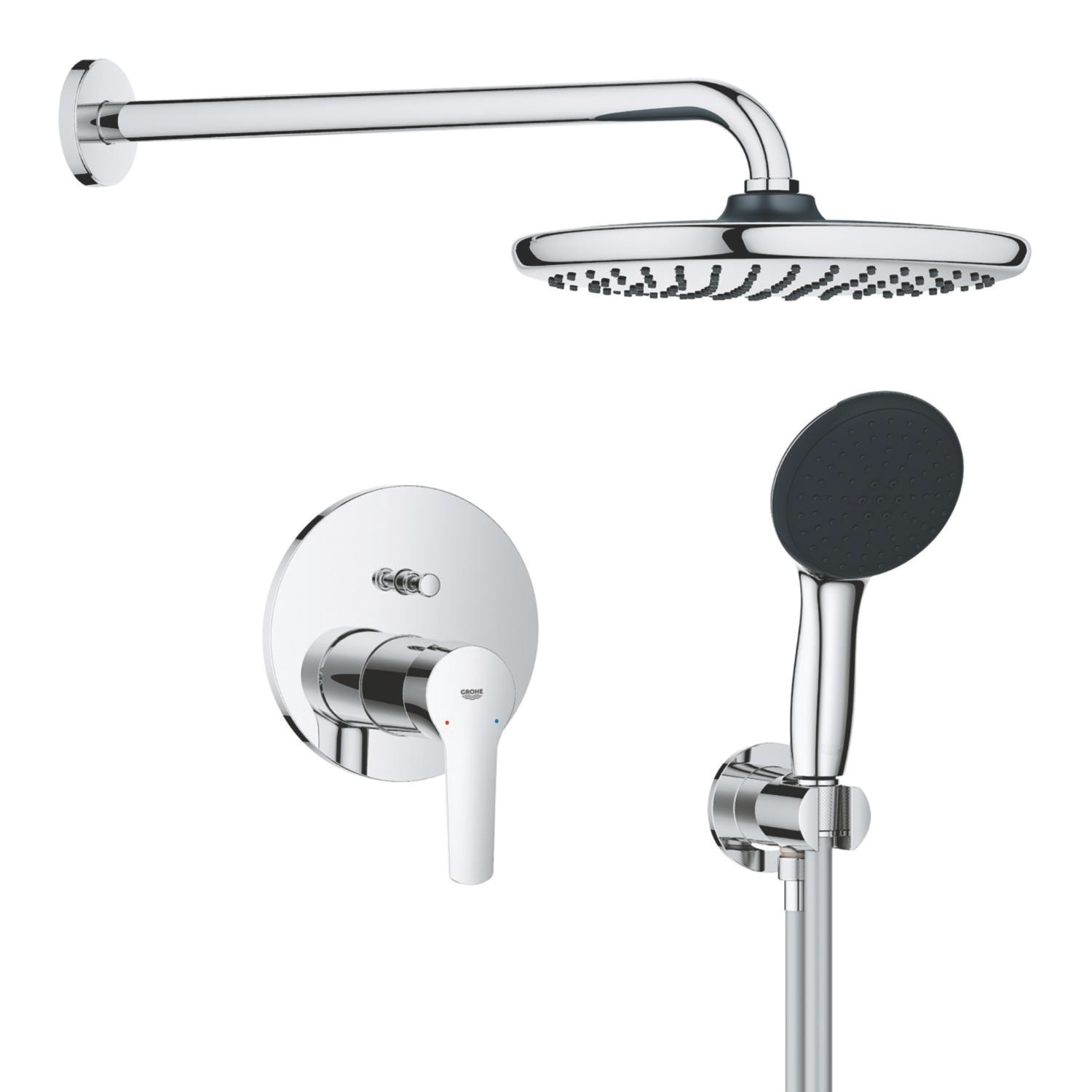 Grohe Start HP Rear-Fed Concealed Chrome Shower System (223YX)