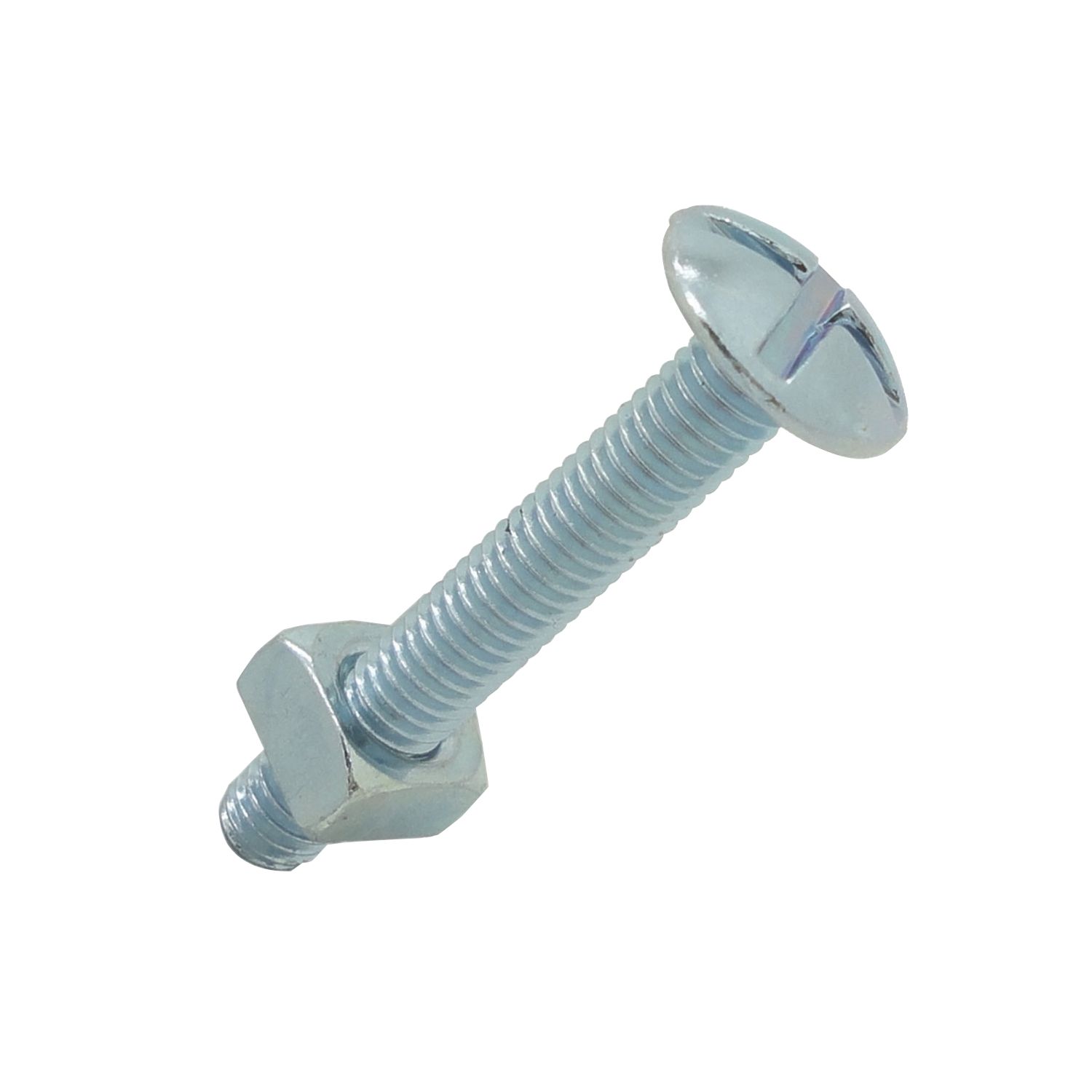 Easyfix Bright Zinc-Plated Roofing Bolts M8 x 40mm 10 Pack (2244J)