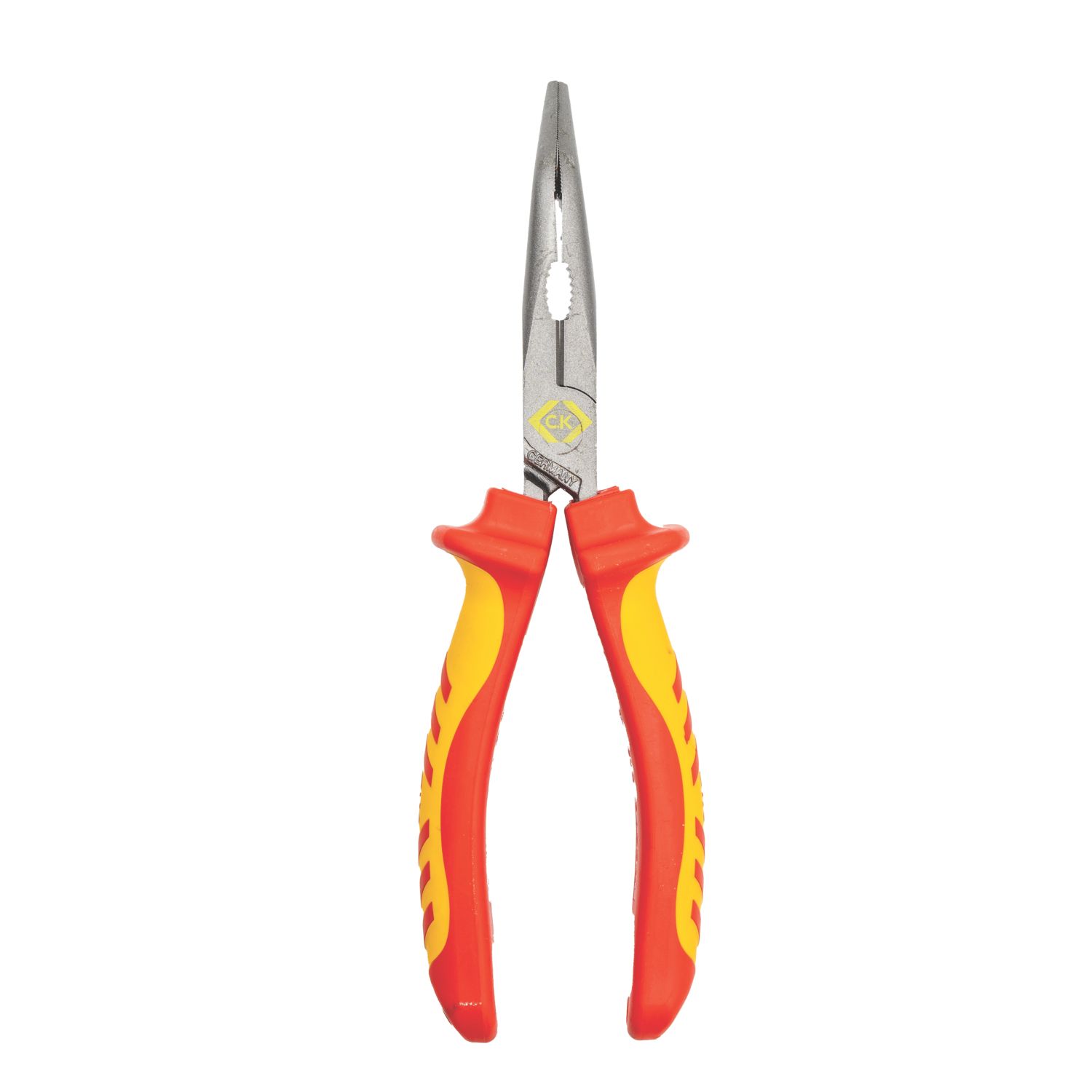 C.K RedLine VDE Bent Snipe Nose Pliers 8.4" (215mm) (224AK)