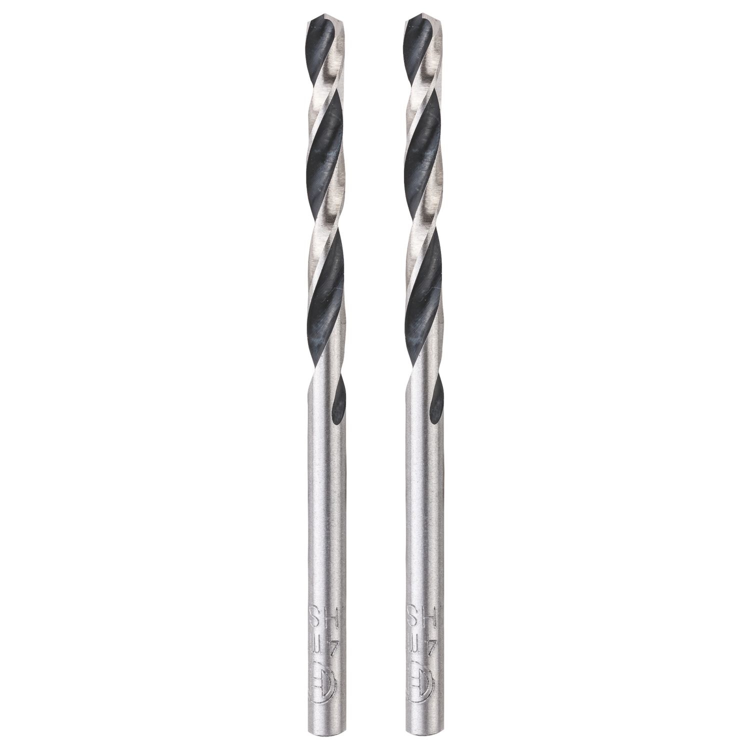 Bosch PointTeQ Straight Shank Metal Drill Bits 4mm x 75mm 2 Pack (224FV)