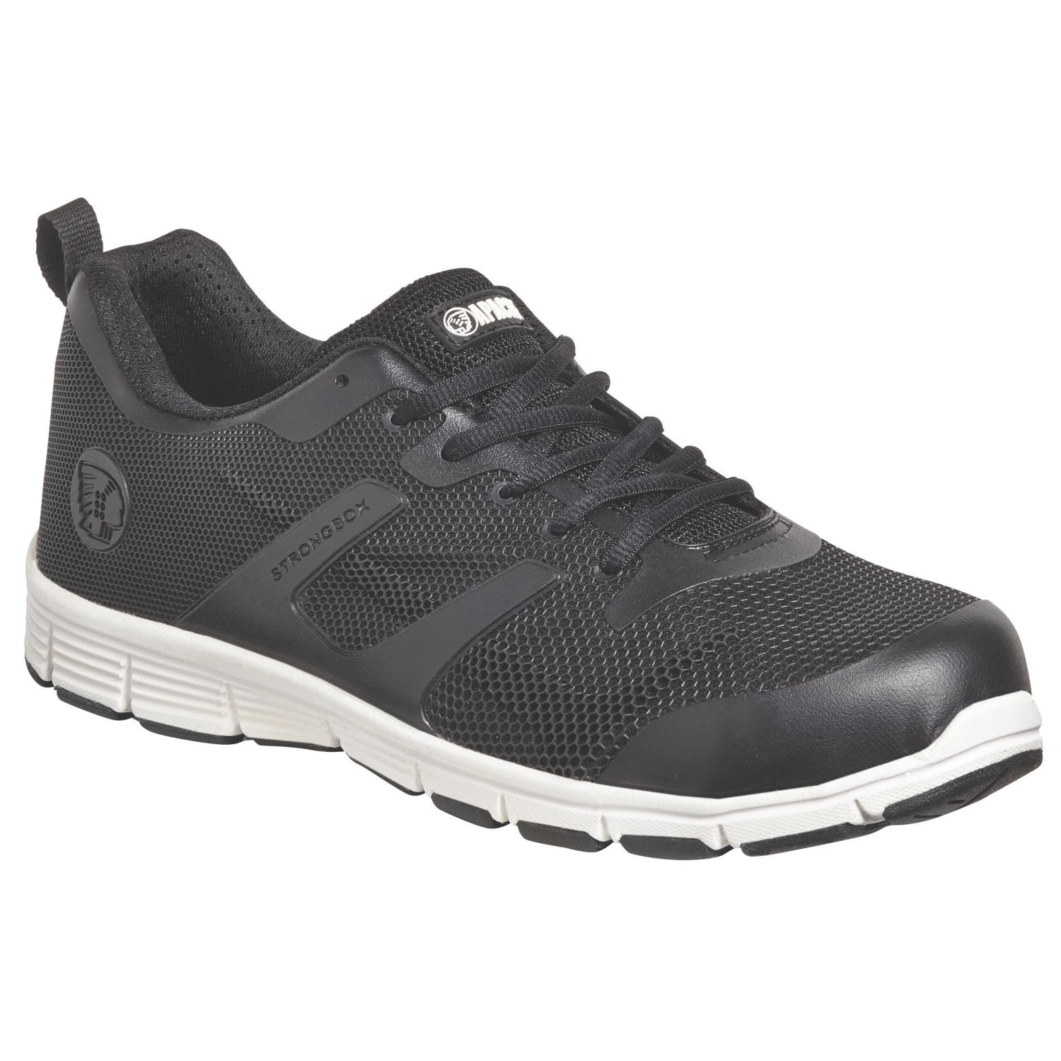 Apache Vault Size 8 Black Safety Trainers (224KV)