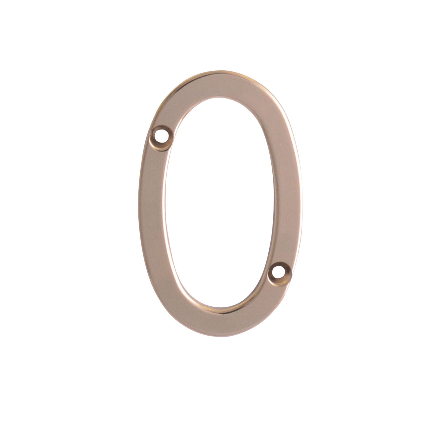 Fab & Fix Door Numeral 0 Gold 80mm (2255P)