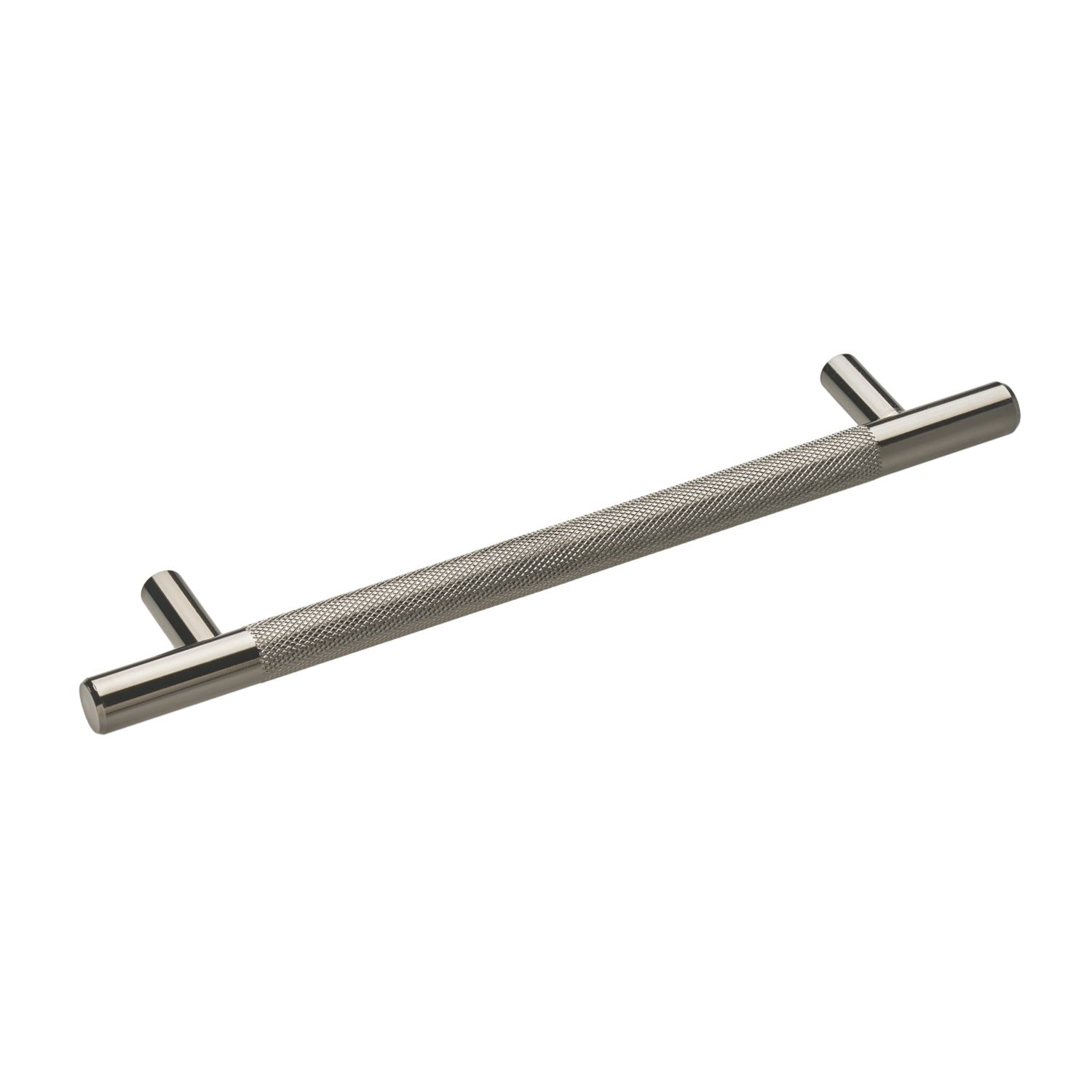 Elite Knobs & Handles Kensington Knurled T Bar Handle Black Nickel 213mm (225KK)