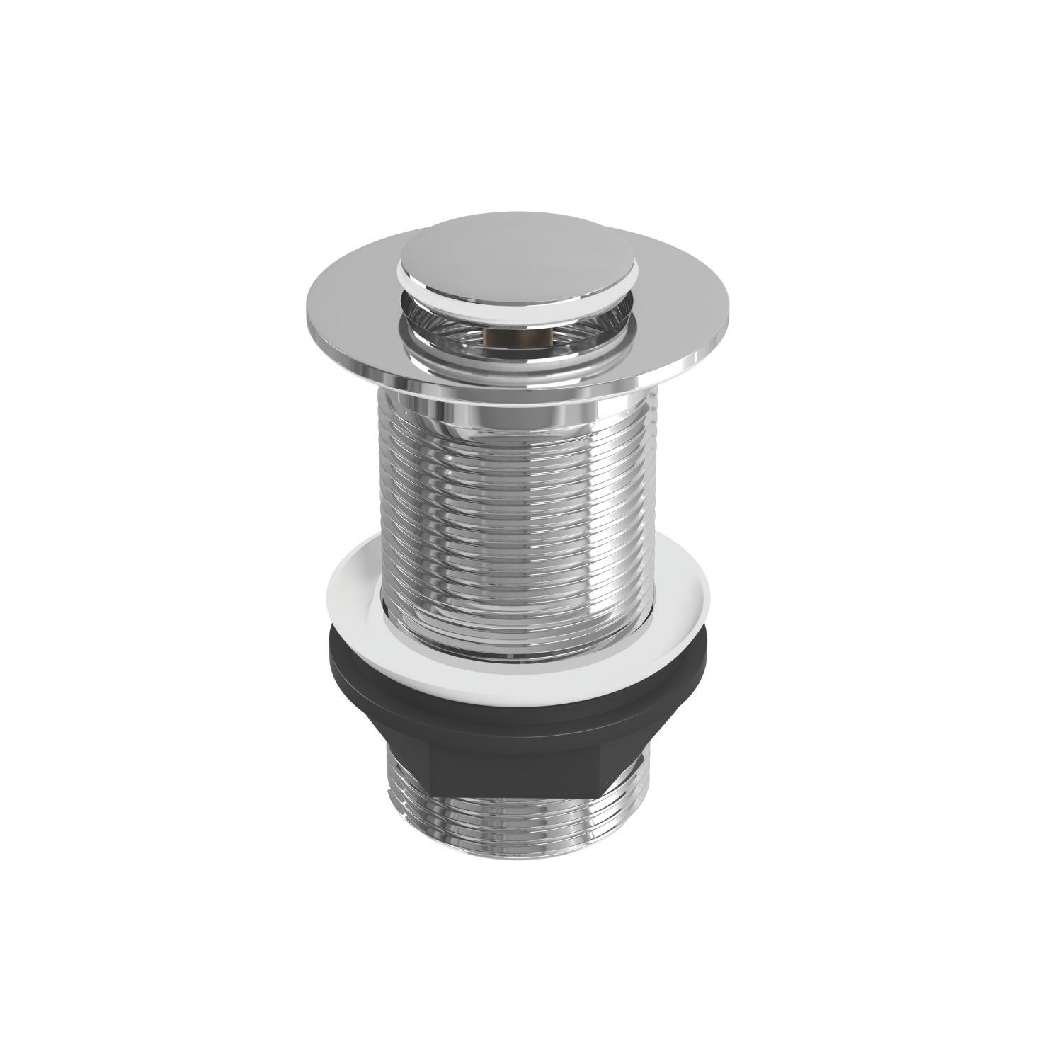 ETAL Unslotted Push Button Basin Waste Chrome 60mm (225VN)