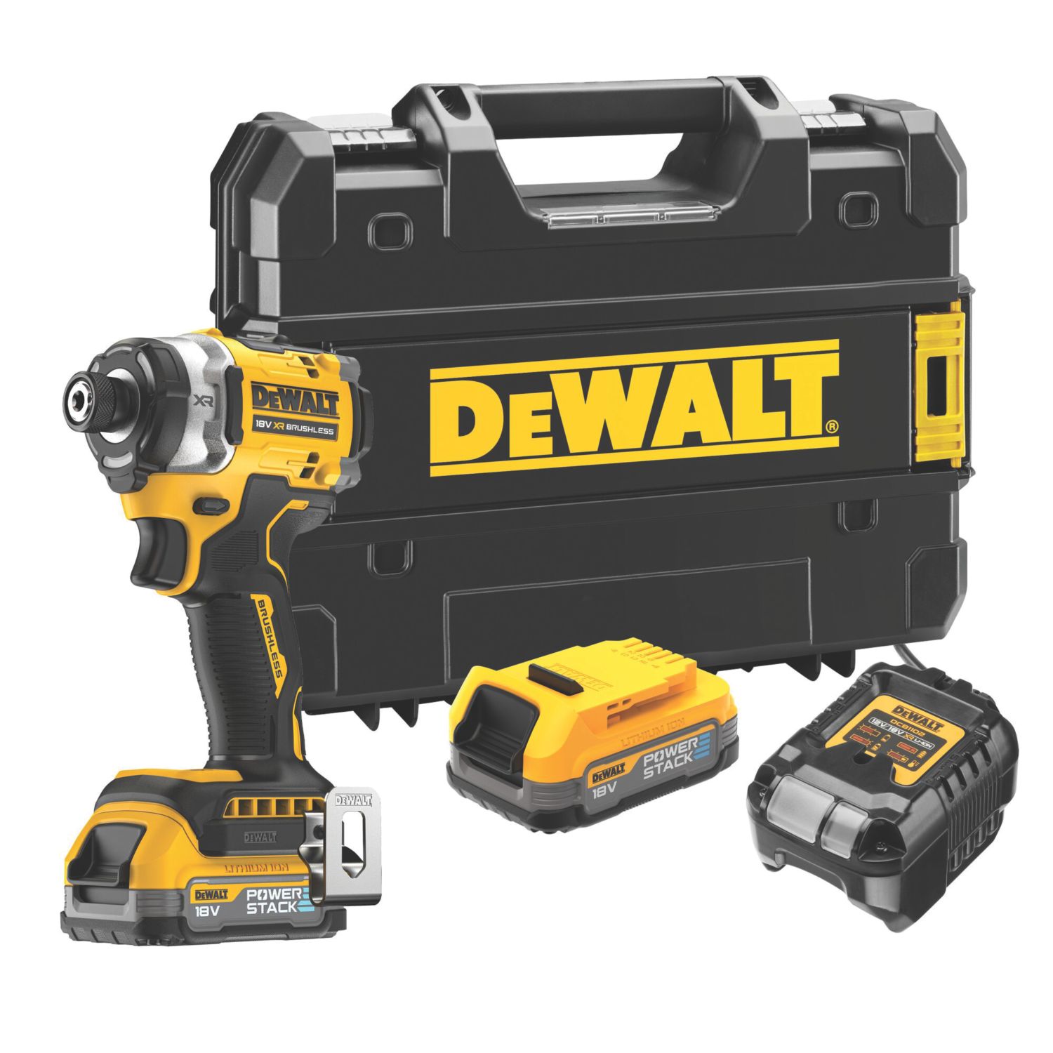 DeWalt DCF860E2T-GB 18V 2 x 1.7Ah Li-Ion XR Brushless Cordless Impact Driver (227VN)