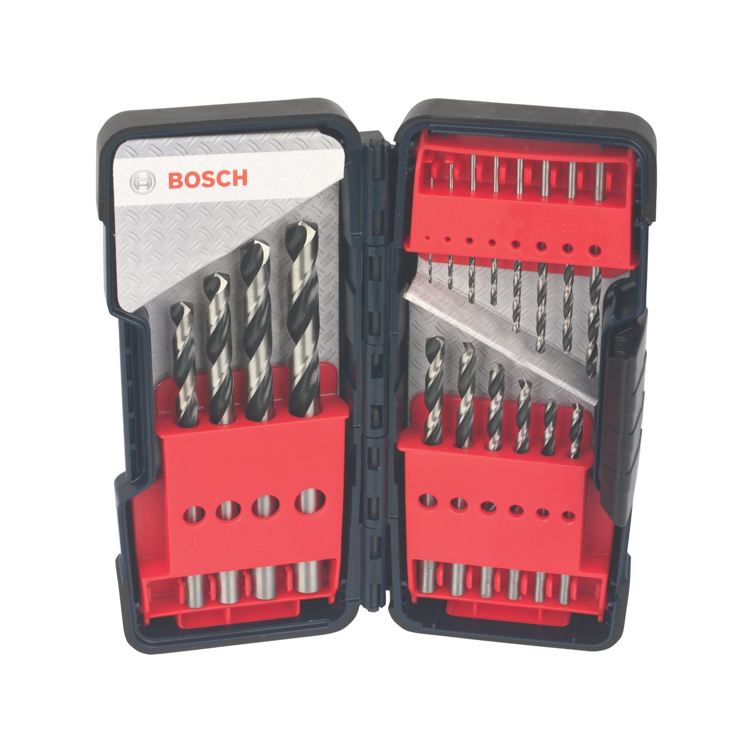 Bosch PointTeQ Straight Shank Metal Drill Bit Set 18 Pieces (227VV)