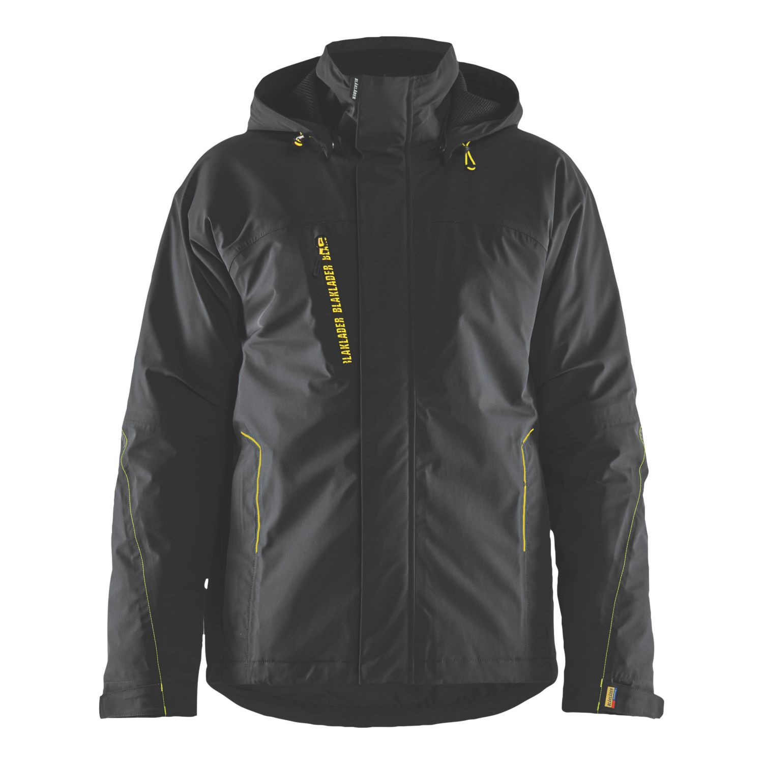 Blaklader Stretch Work Jacket Black/Yellow Medium 39" Chest (228TC)