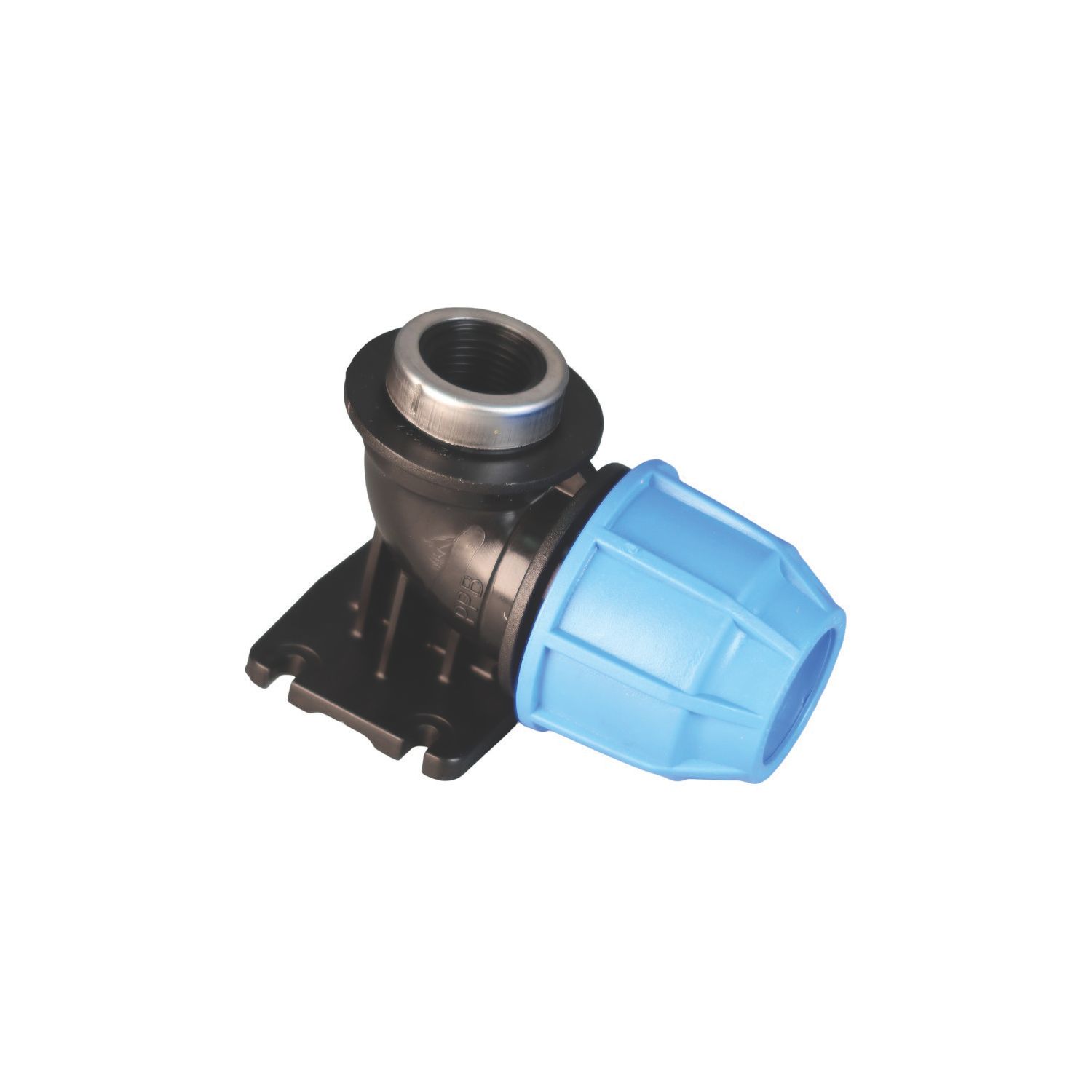 FloPlast MDPE Wall Plate Elbow 25mm x 1/2" (229VF)