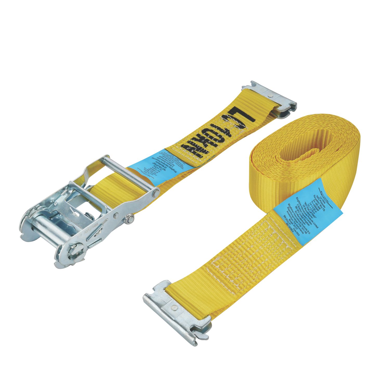 Smith & Locke Ratchet Tie-Down Strap with E-Track Hook 5m x 50mm (231XT)