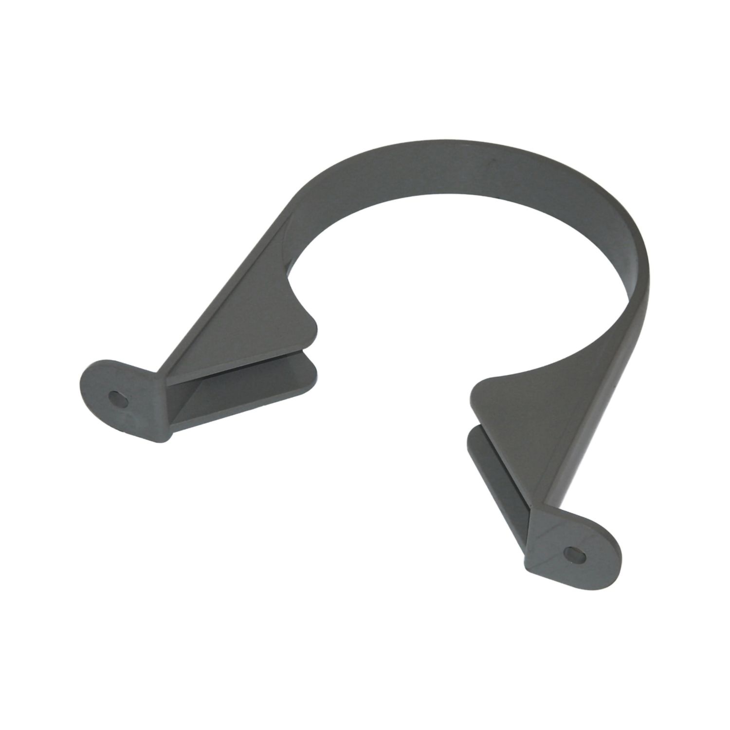 FloPlast Soil Pipe Clips Anthracite Grey 110mm 5 Pack (234KJ)