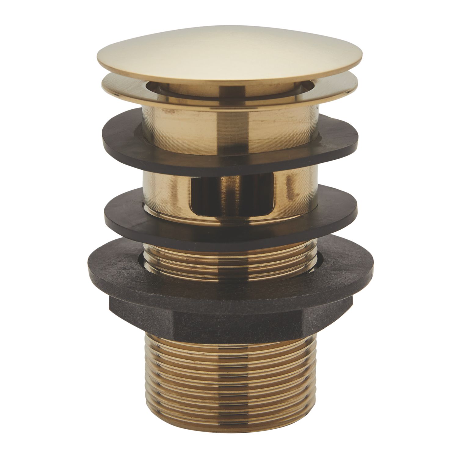 Highlife Bathrooms Slotted Pop Up Basin Waste Brushed Brass 60mm (234RW)