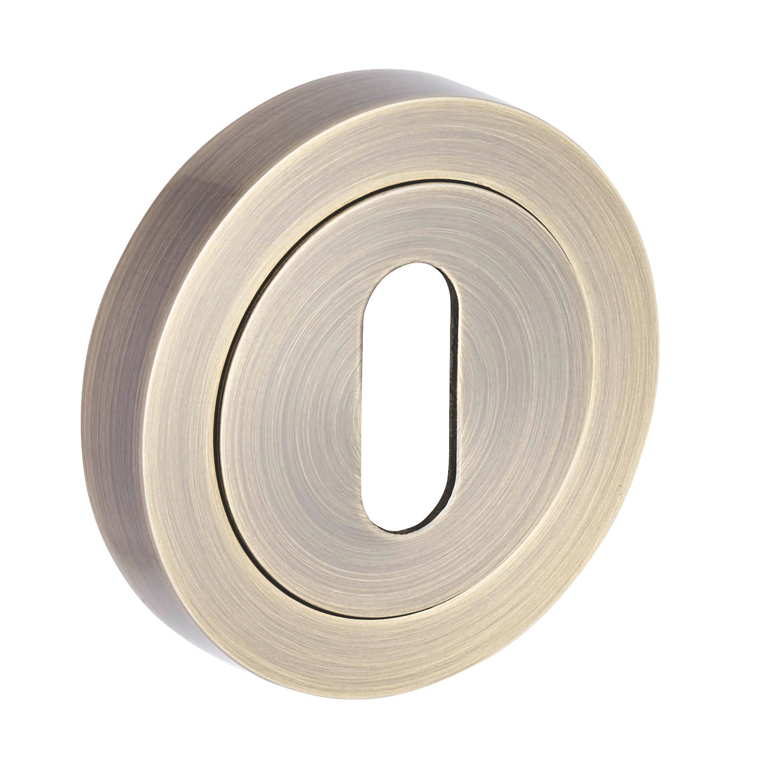 Smith & Locke Standard Escutcheon (Single) Antique Brass 50mm (236HY)