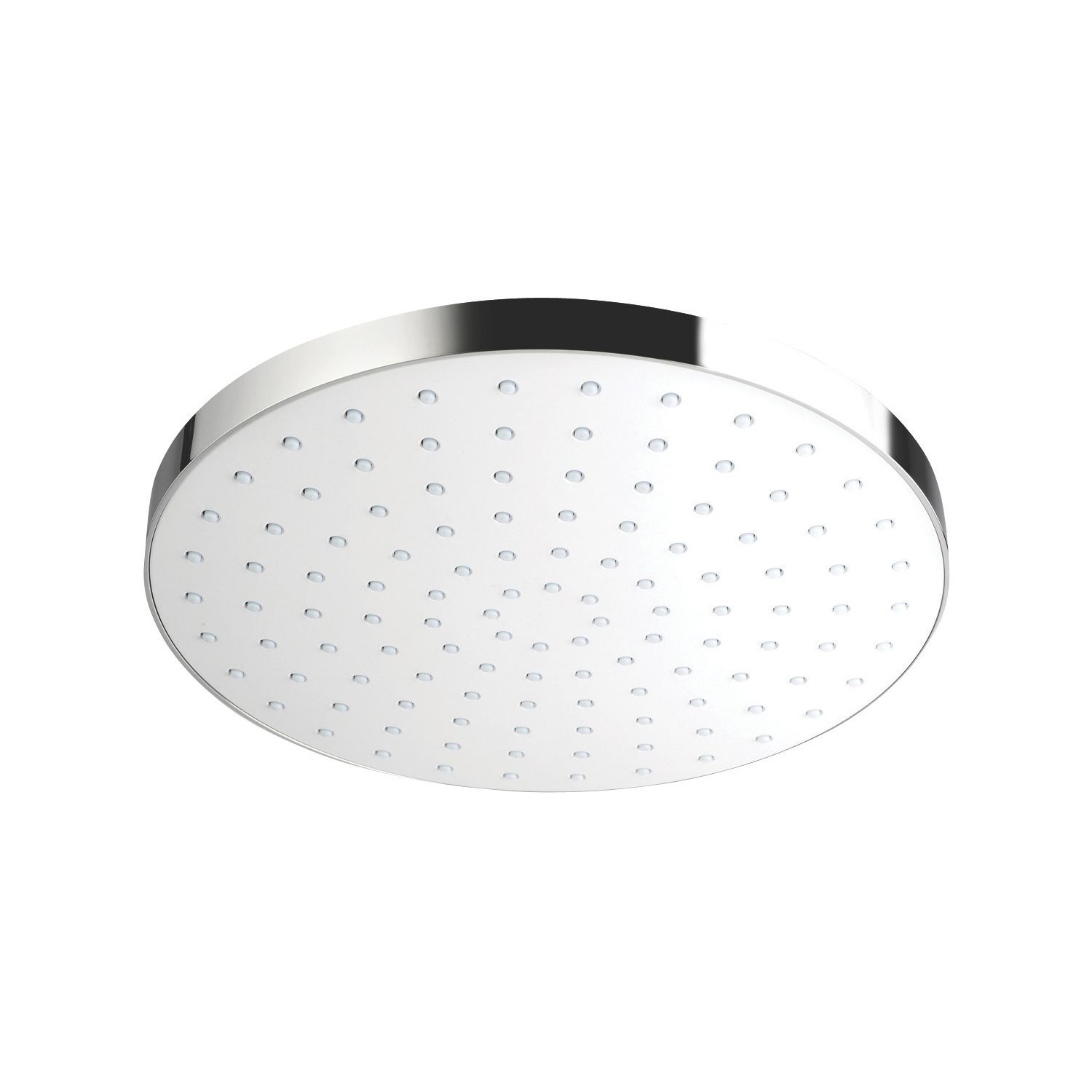 Mira Beat Deluge Tilt Shower Head Chrome/White 250mm (23952)