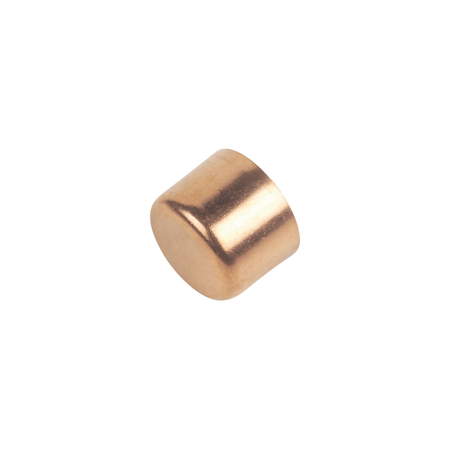 Flomasta Copper End Feed Stop Ends 22mm 20 Pack (23967)