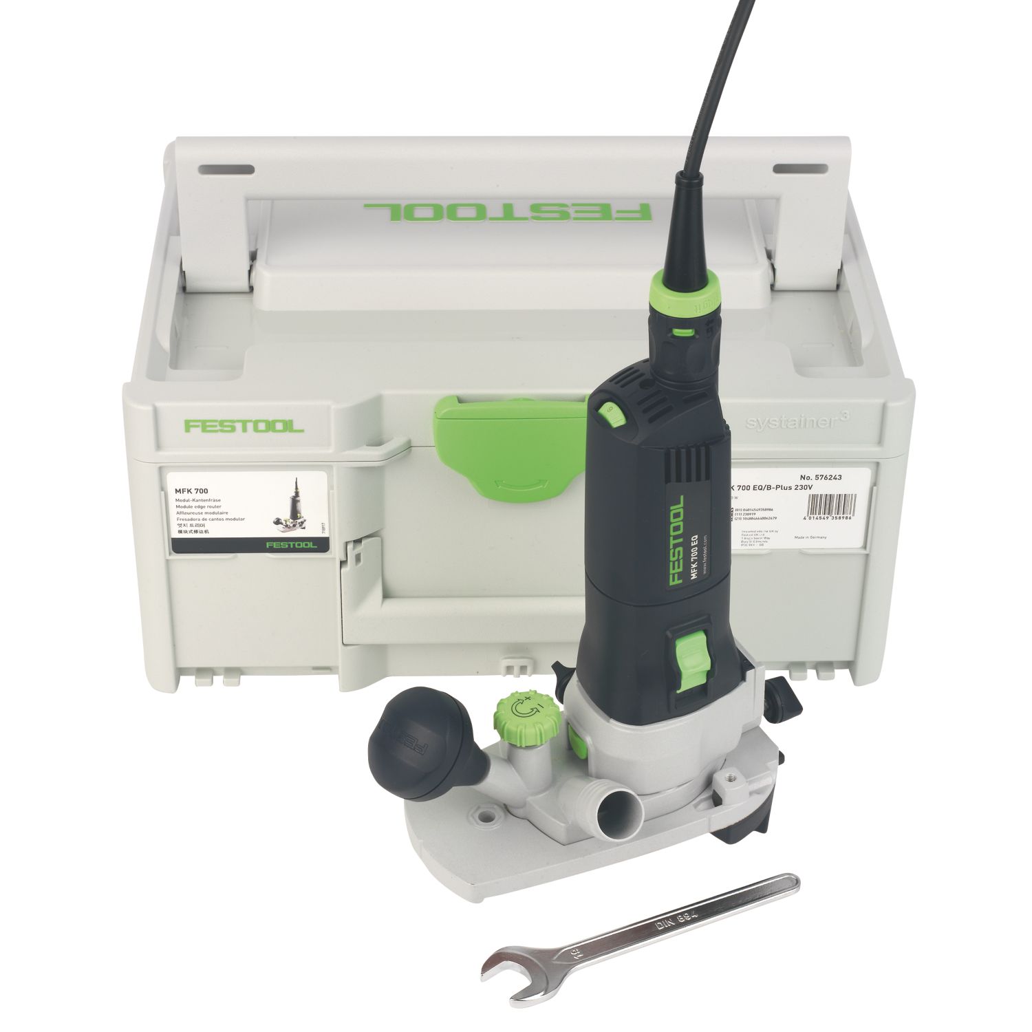 Festool MFK 700 EQ/B-Plus 720W 8mm Electric Module Edge Router 230V (239HM)