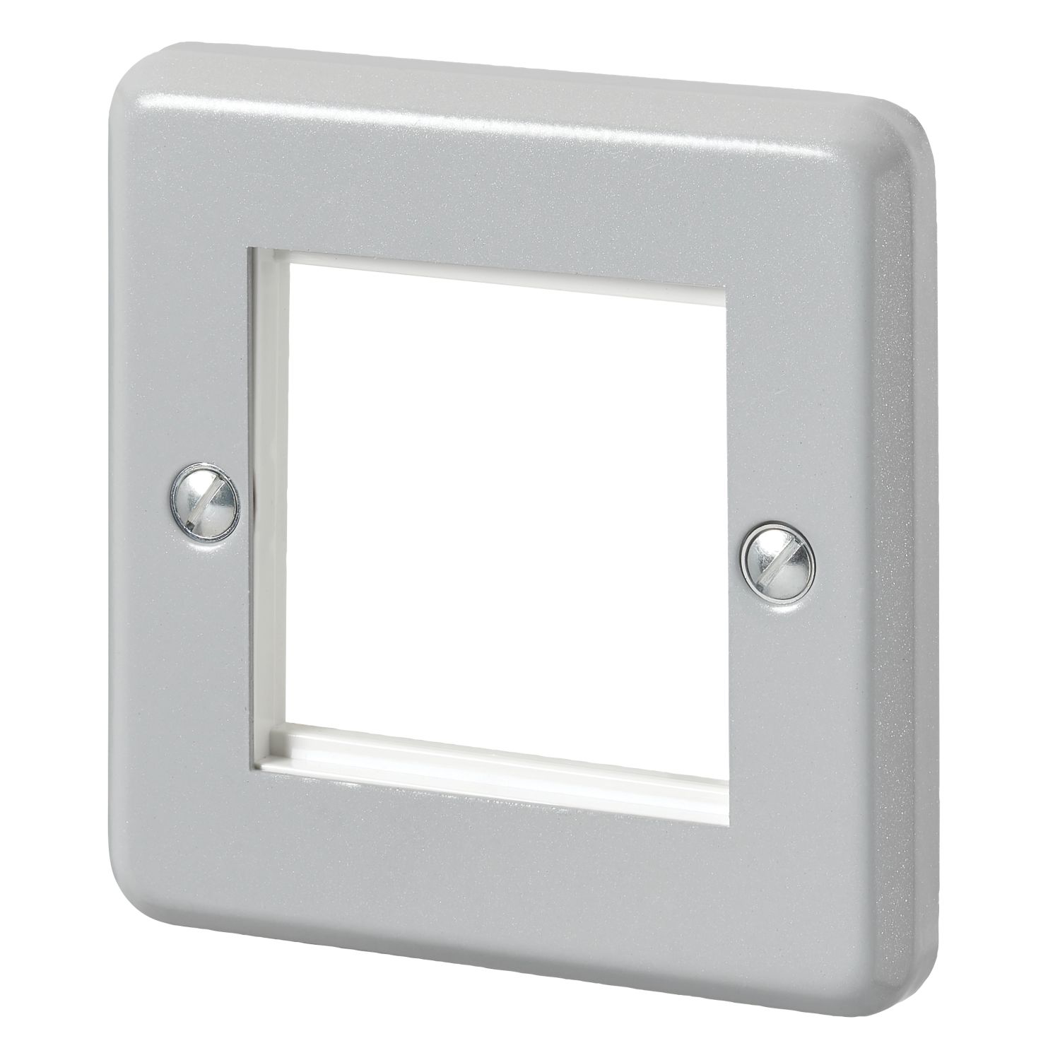 MK 2-Module Modular Faceplate Aluminium (239JR)